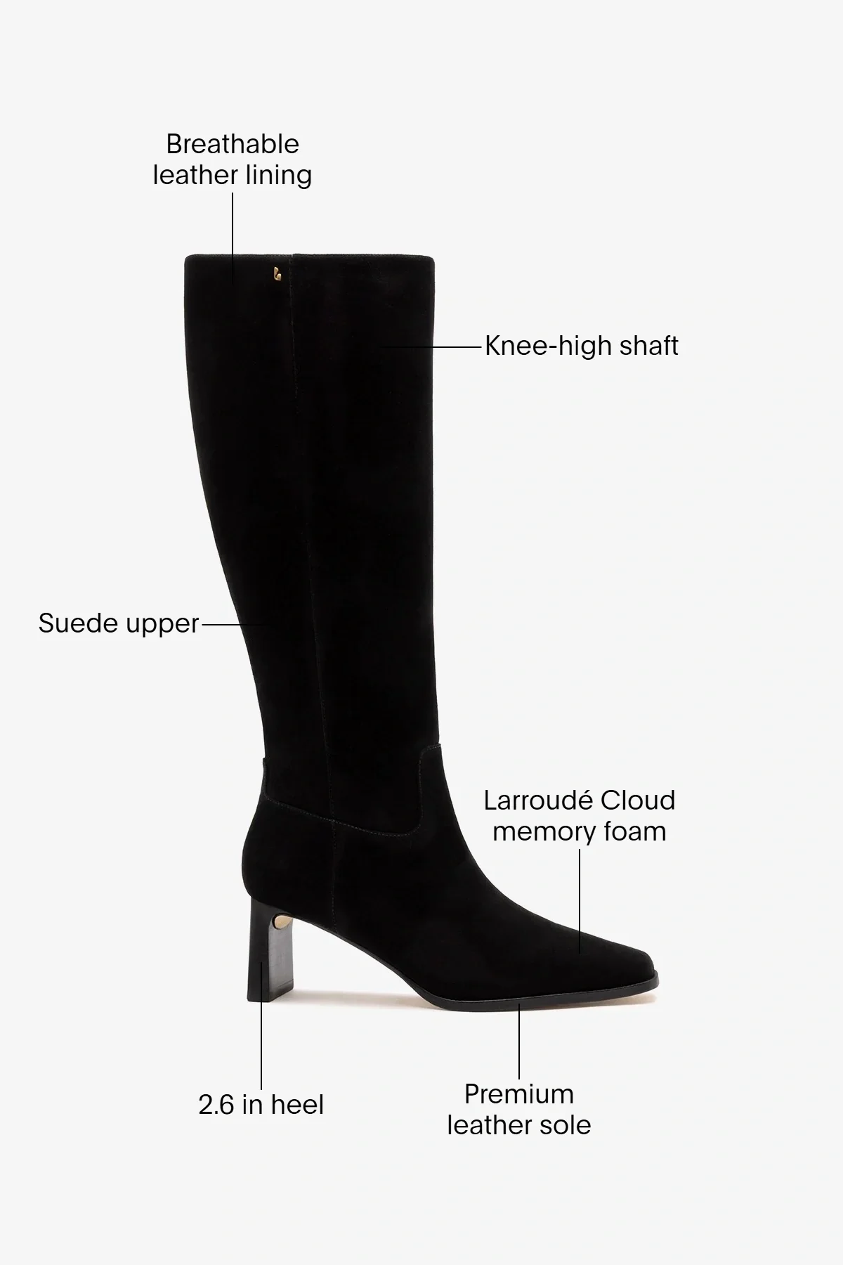 Alexis Boot Black Suede - Image 6