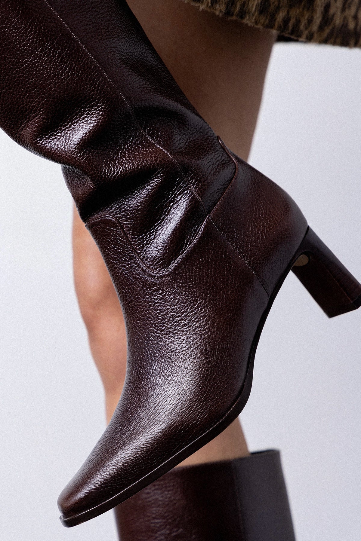Alexis Boot Brown Leather - Image 2