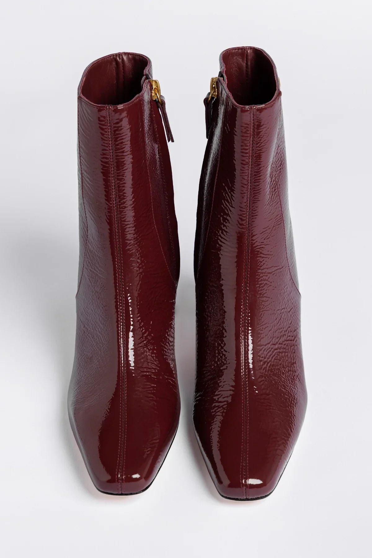 Alexis Boot Burgundy Patent Leather - Image 3