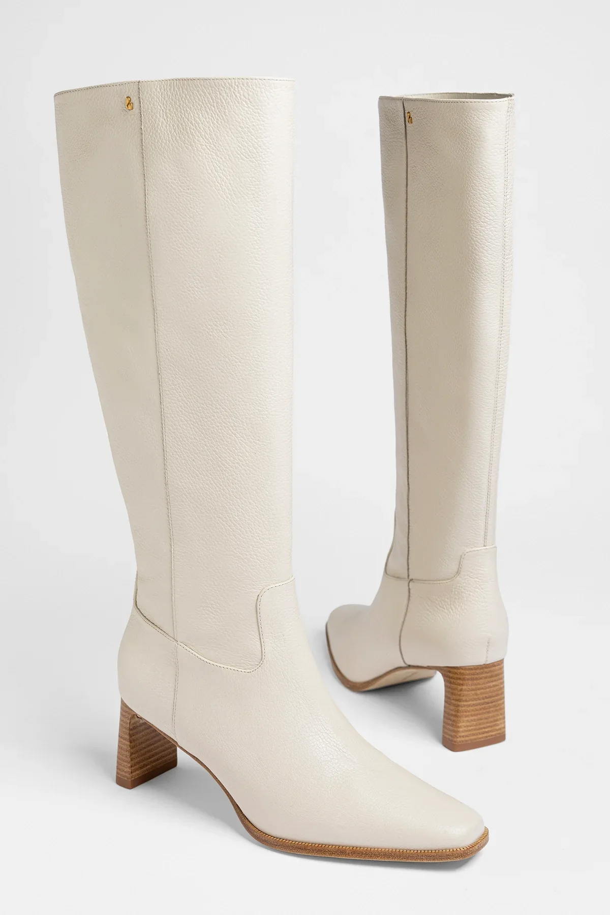 Alexis Boot Ivory Leather - Image 3
