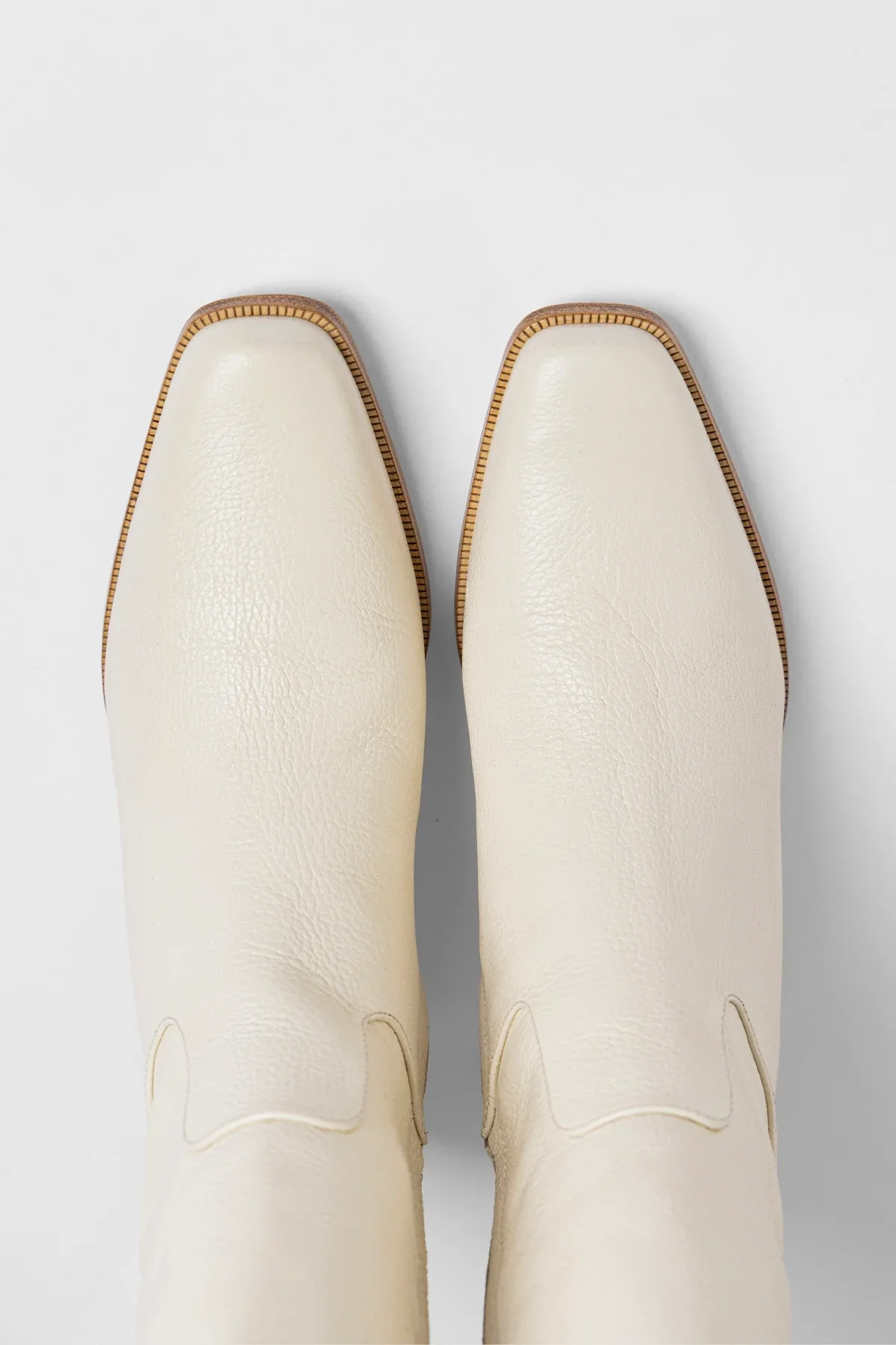 Alexis Boot Ivory Leather - Image 4
