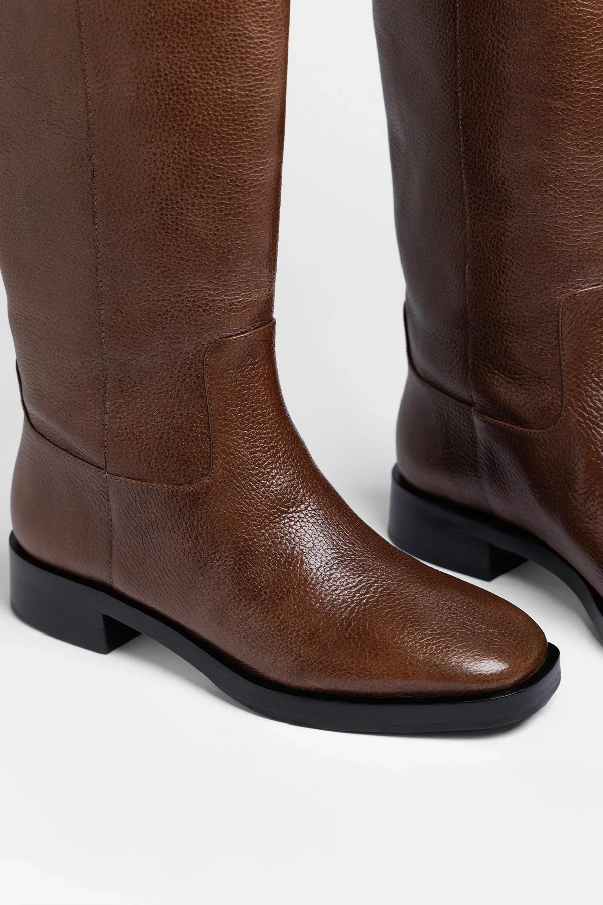Anne Boot Burnt Umber Leather - Image 5