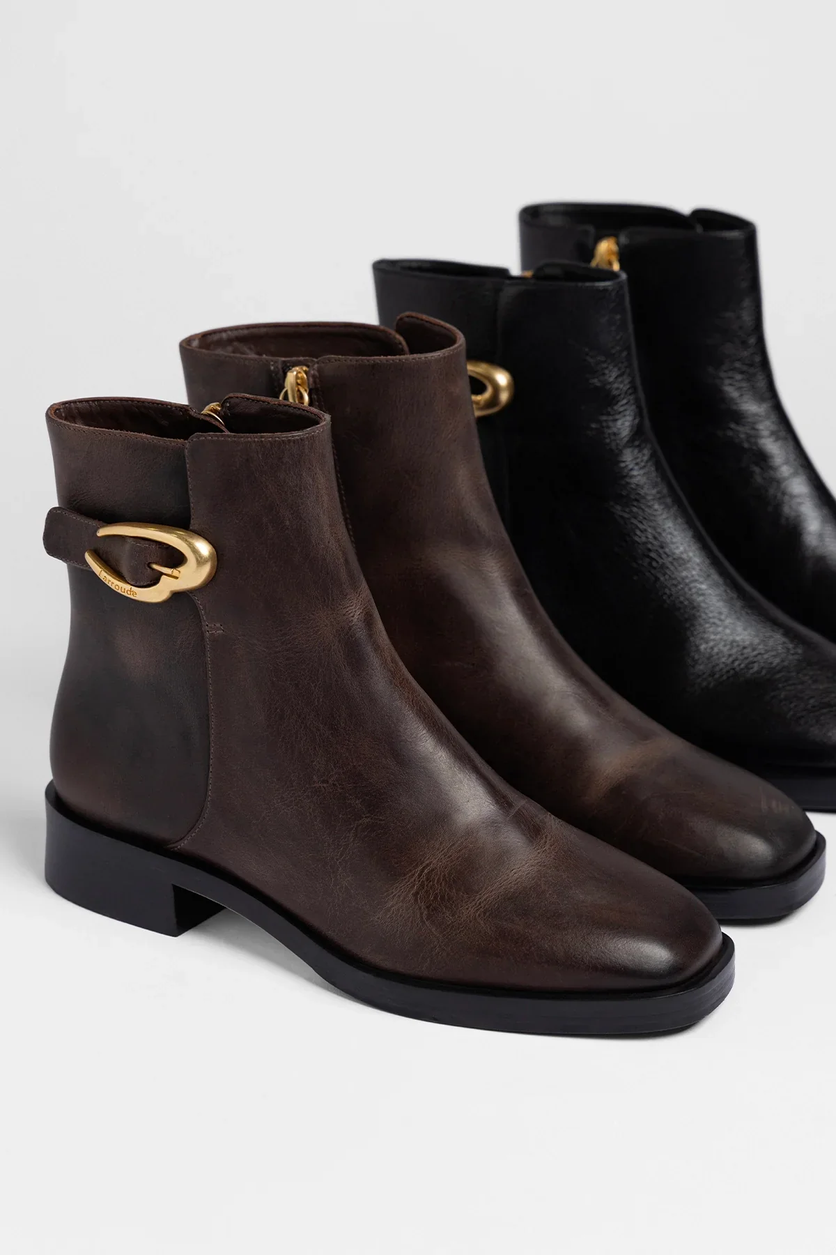Anne Verona Low Boot Brown Leather - Image 5
