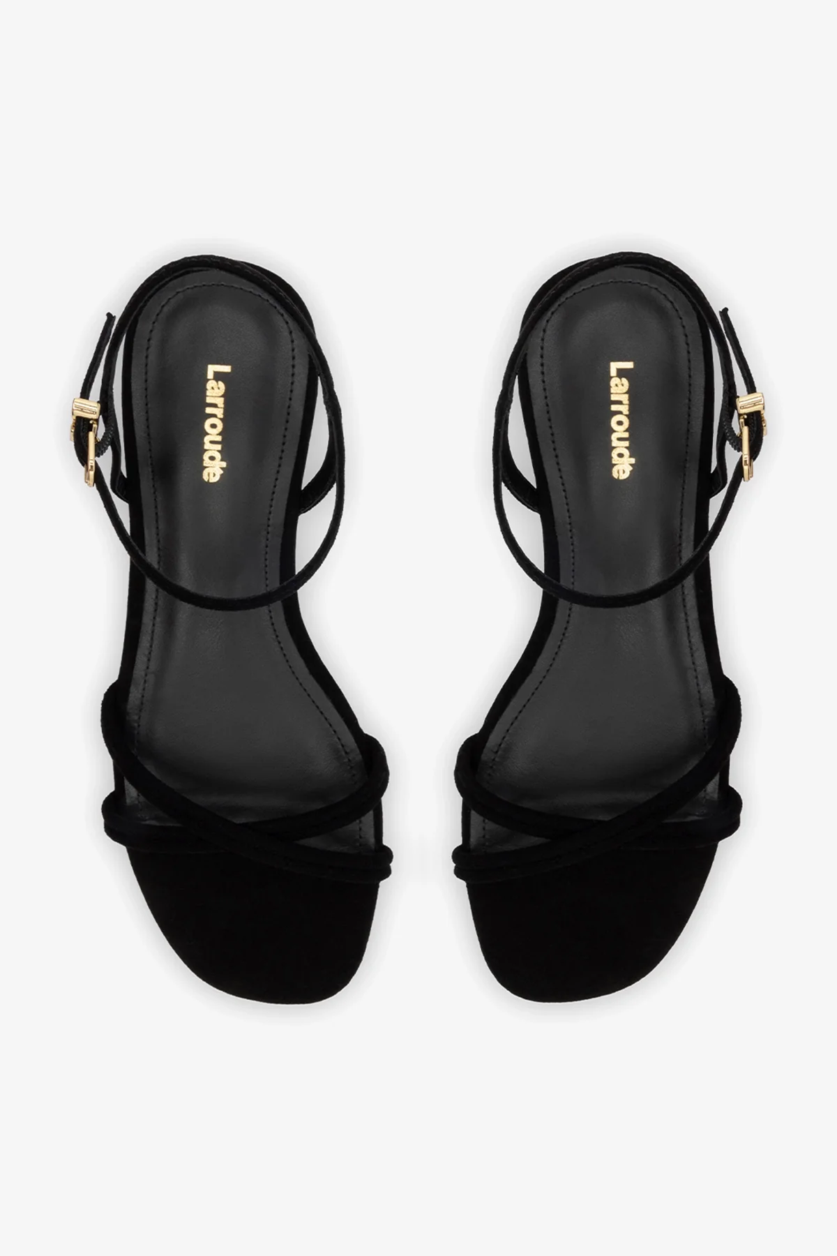 Annie Sandal Ankle Tie In Black Leather - Image 7