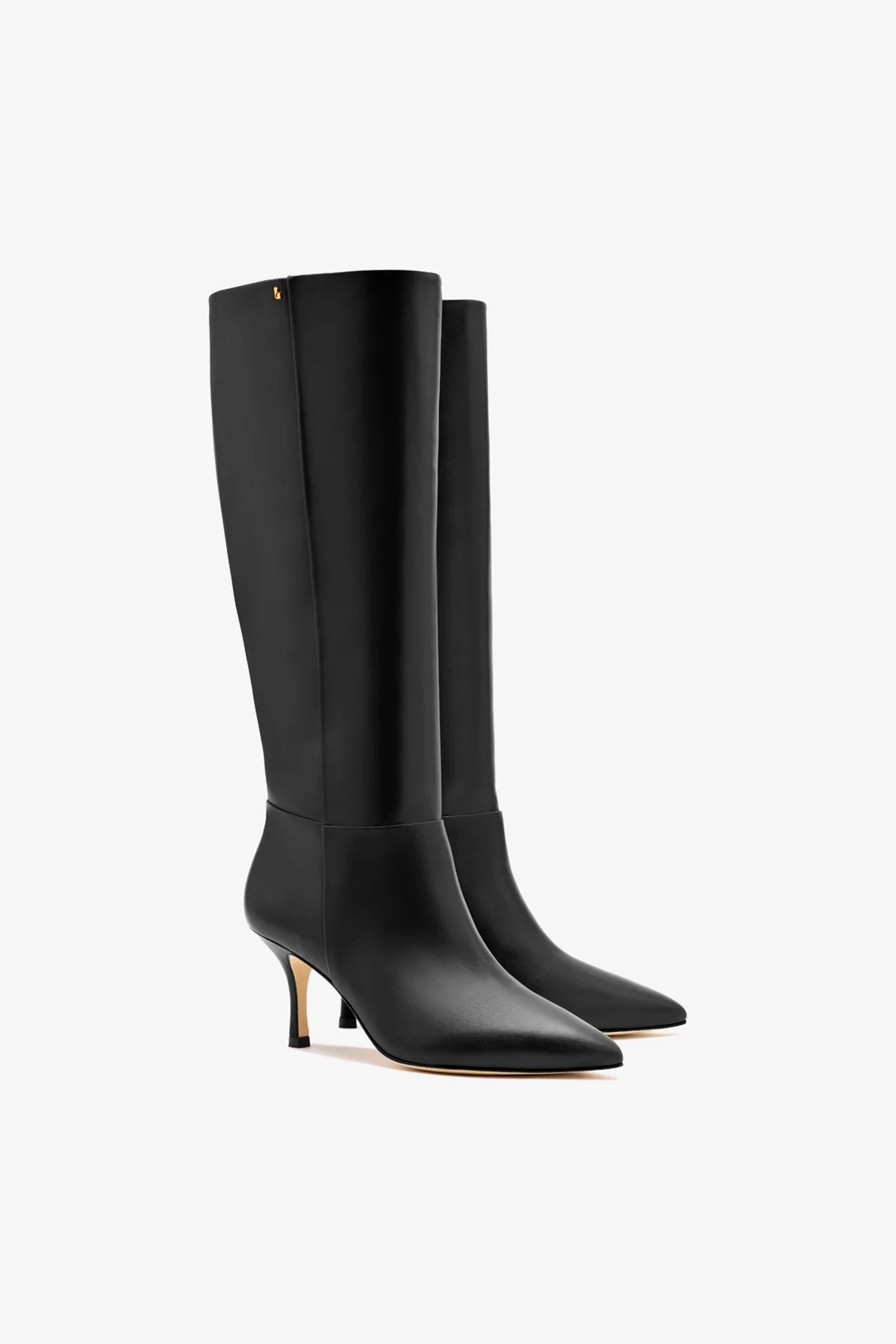 Kate Mid Boot In Black Leather - Image 3