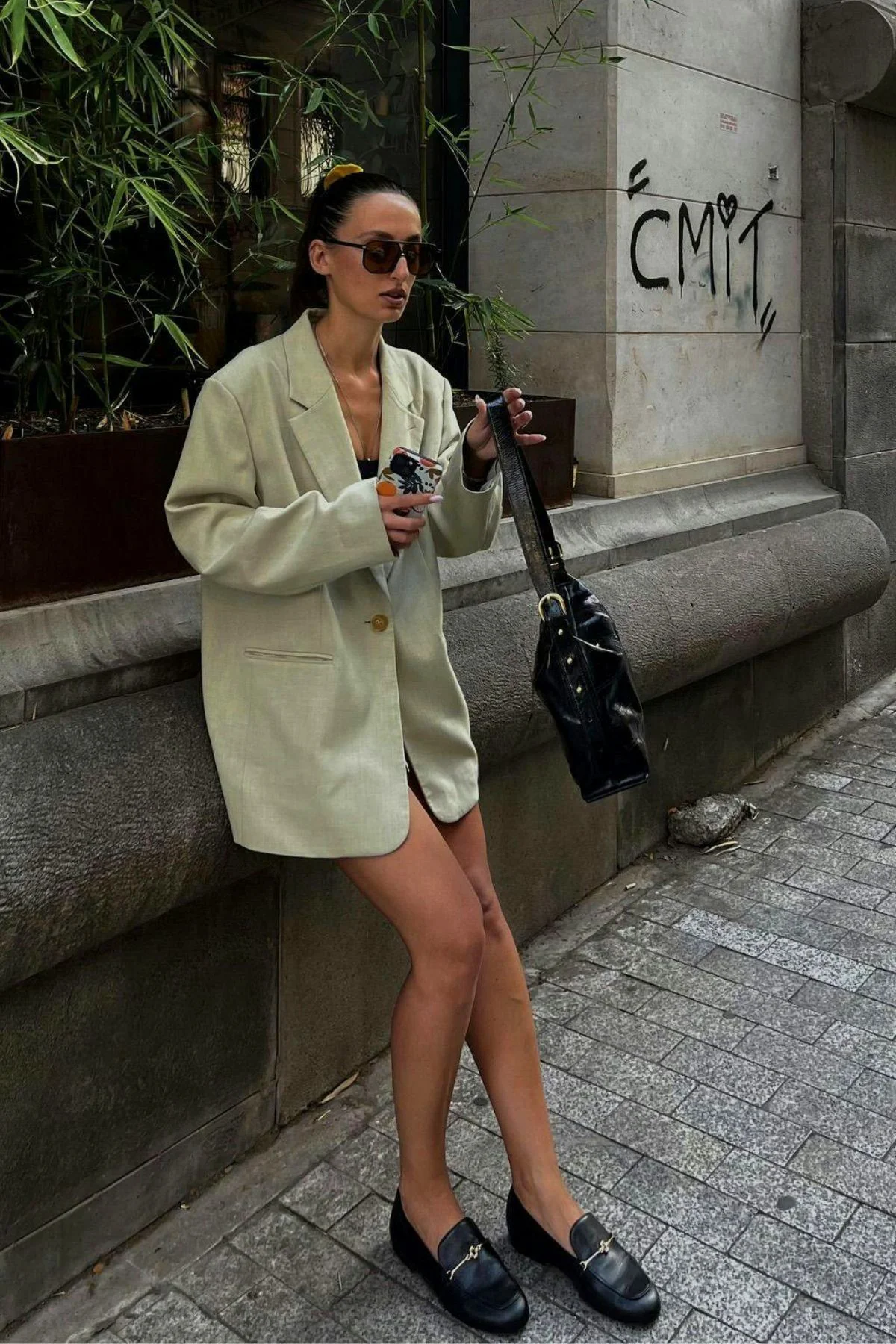 Katherine Loafer In Black Leather - Image 2