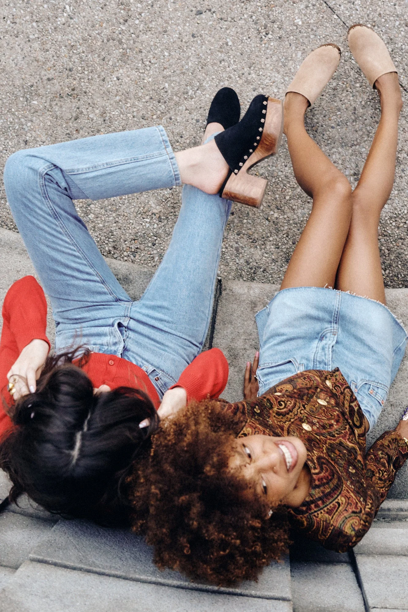 Miso Wooden Platform Clog In Black Suede - Image 2