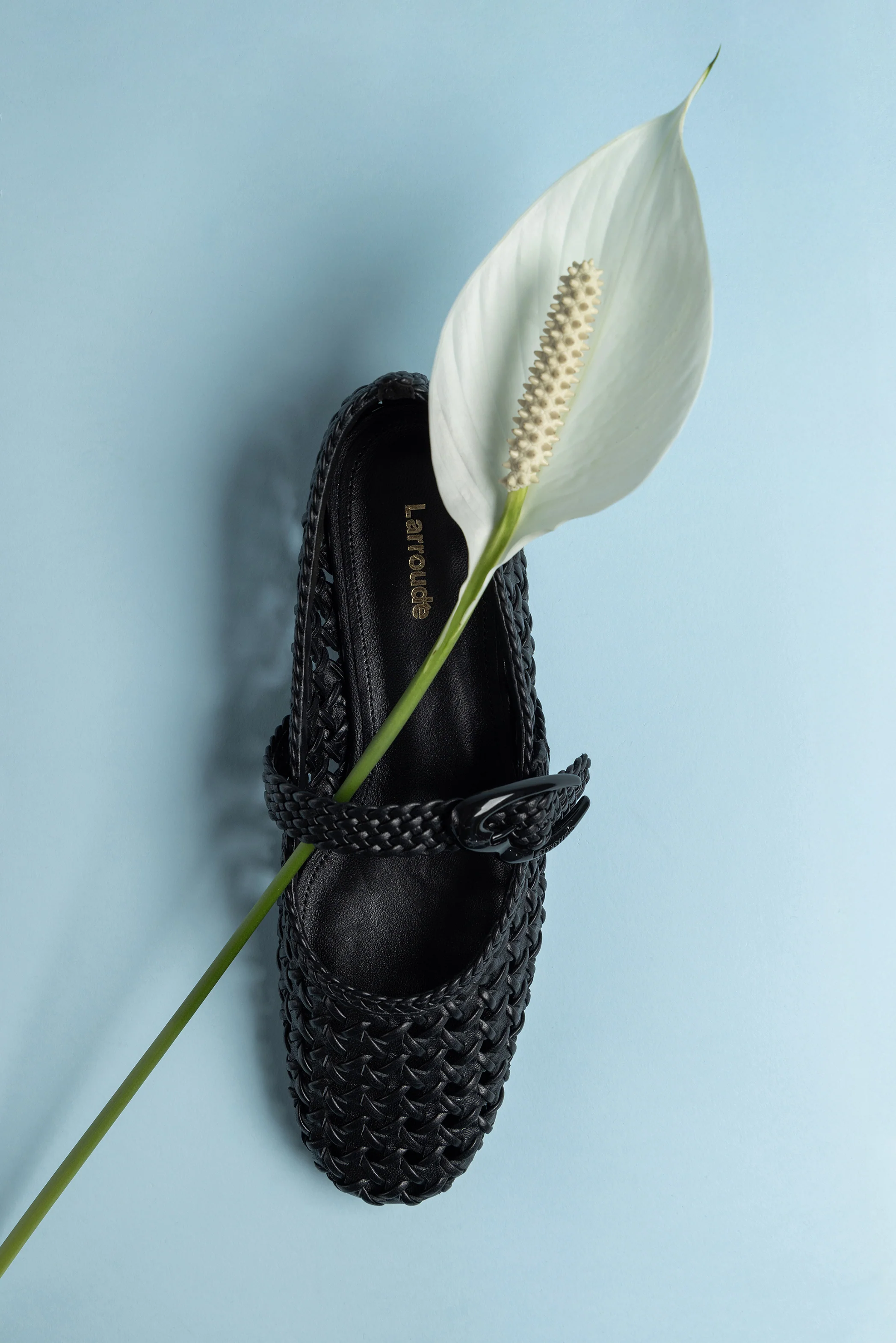Verona New Macrame In Black Leather - Image 2