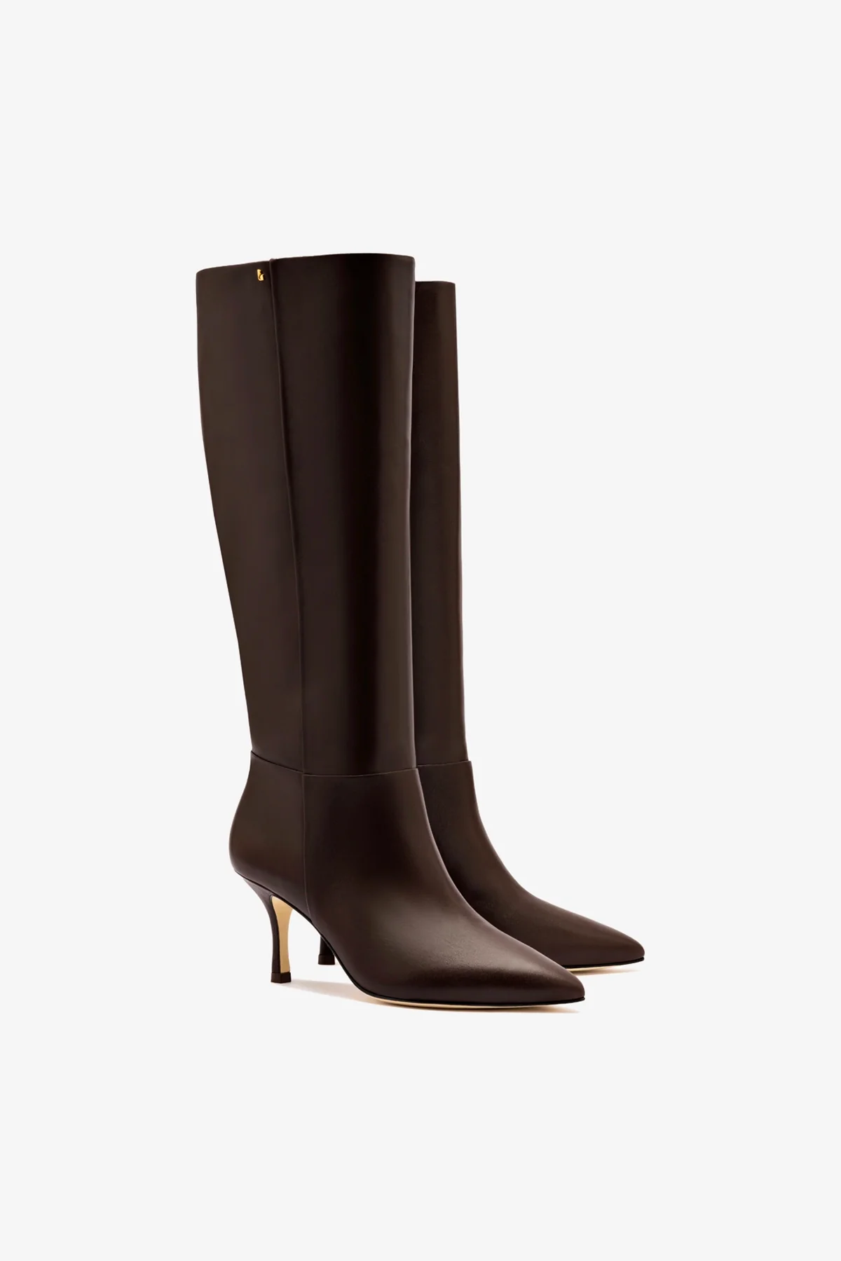 Kate Mid Boot In Brown Leather - Image 3