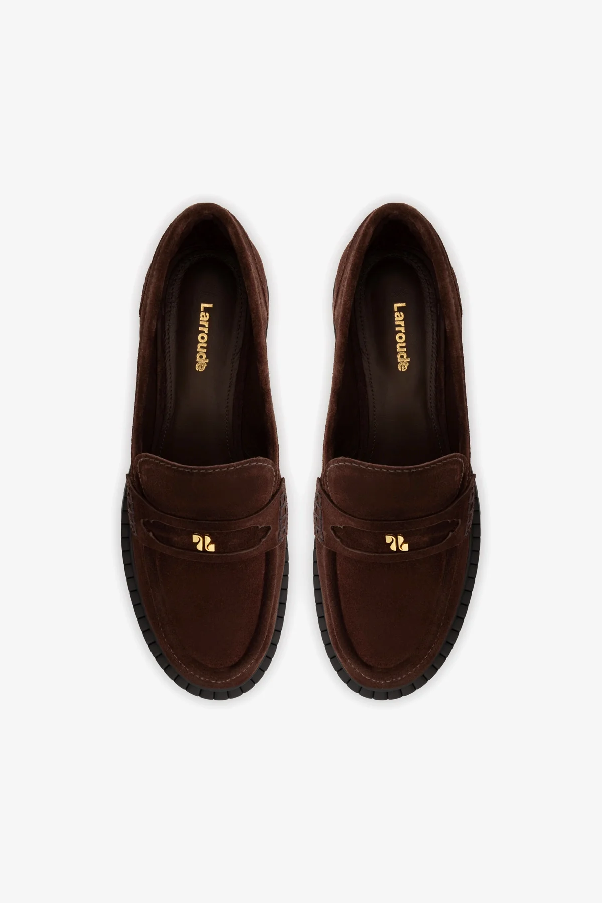 Suki Lugsole Loafer In Brown Suede - Image 7