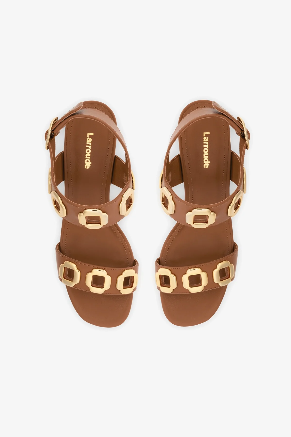 Milan Dolly Low In Caramel Leather - Image 7