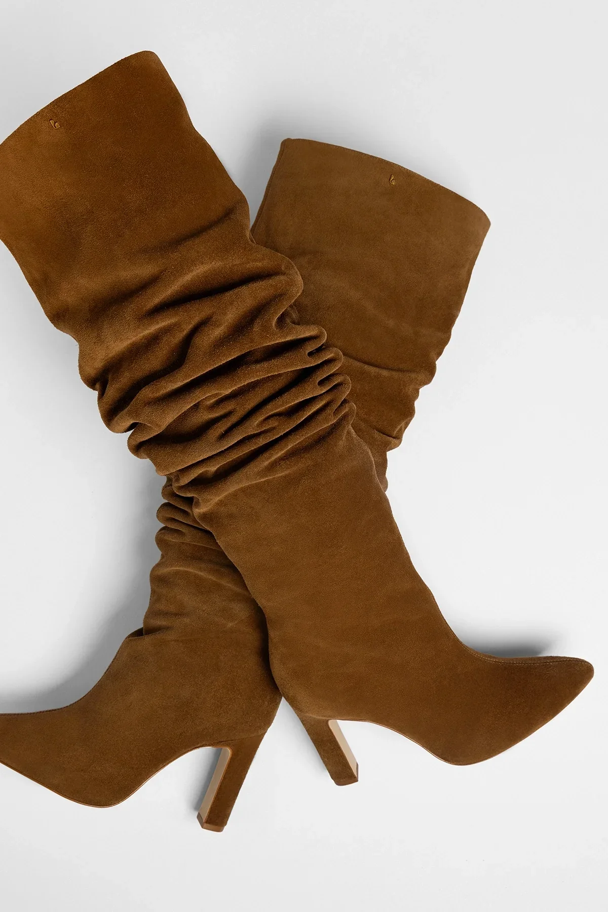 Cindy Slouch Boot Russet Suede - Image 3