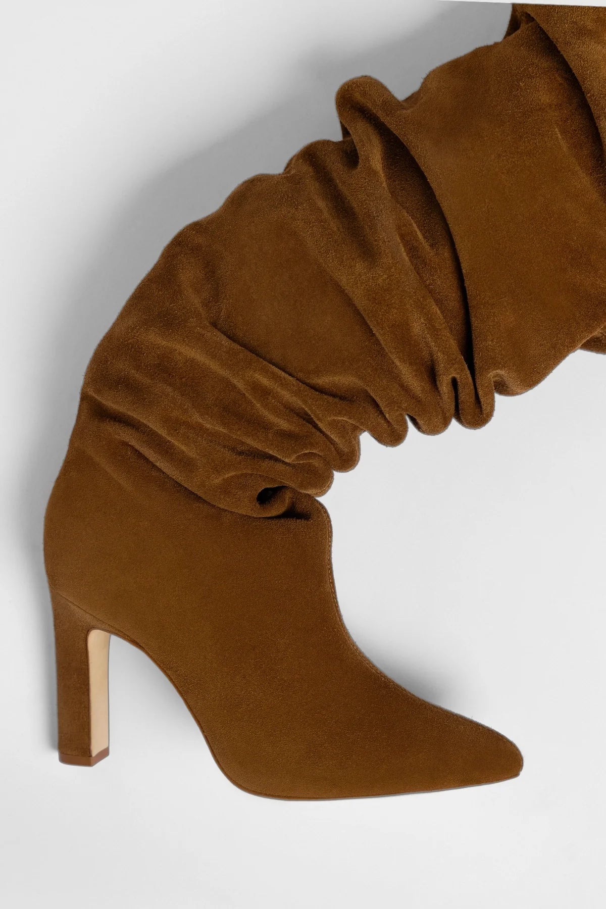 Cindy Slouch Boot Russet Suede - Image 4