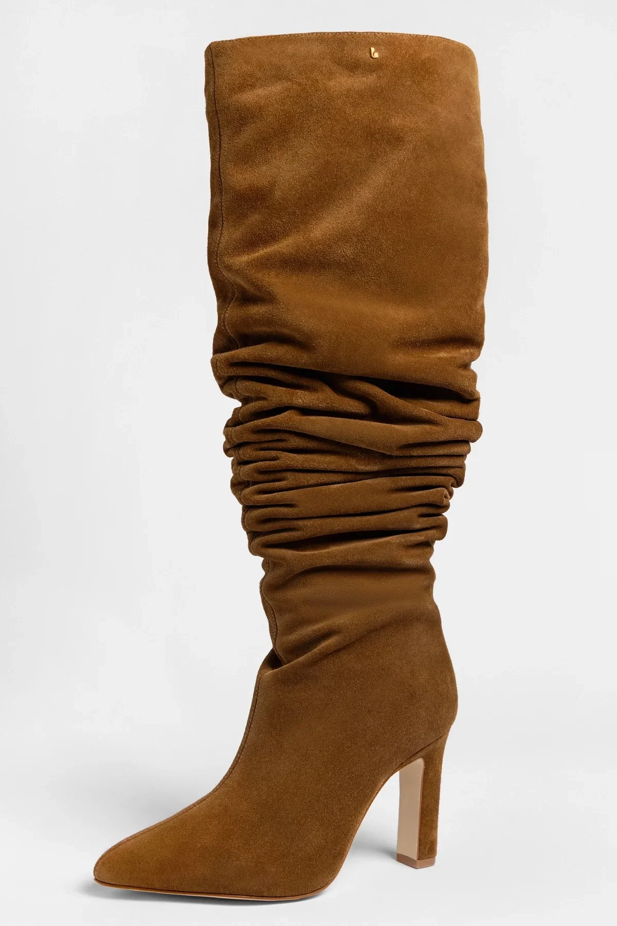 Cindy Slouch Boot Russet Suede - Image 5