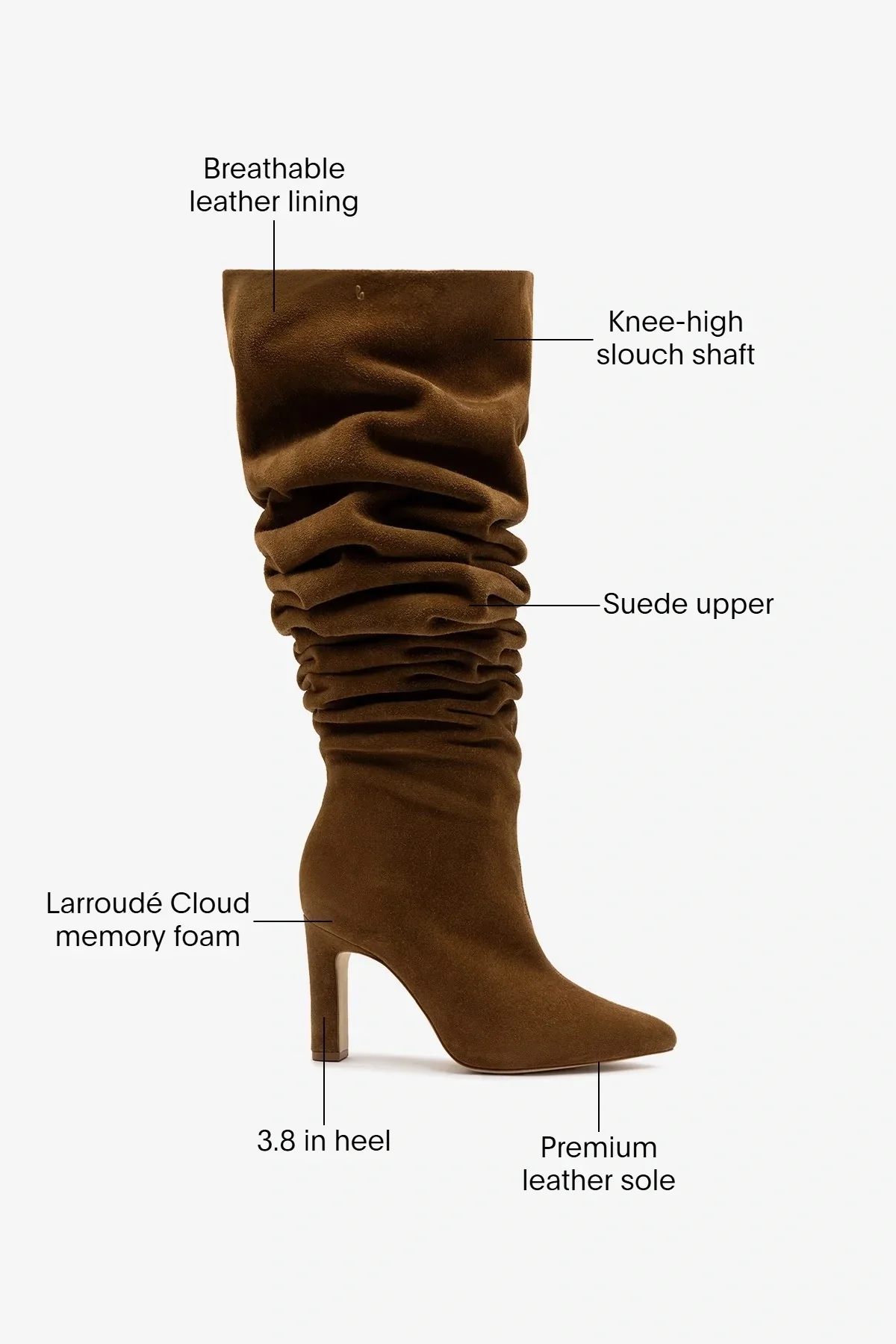 Cindy Slouch Boot Russet Suede - Image 6
