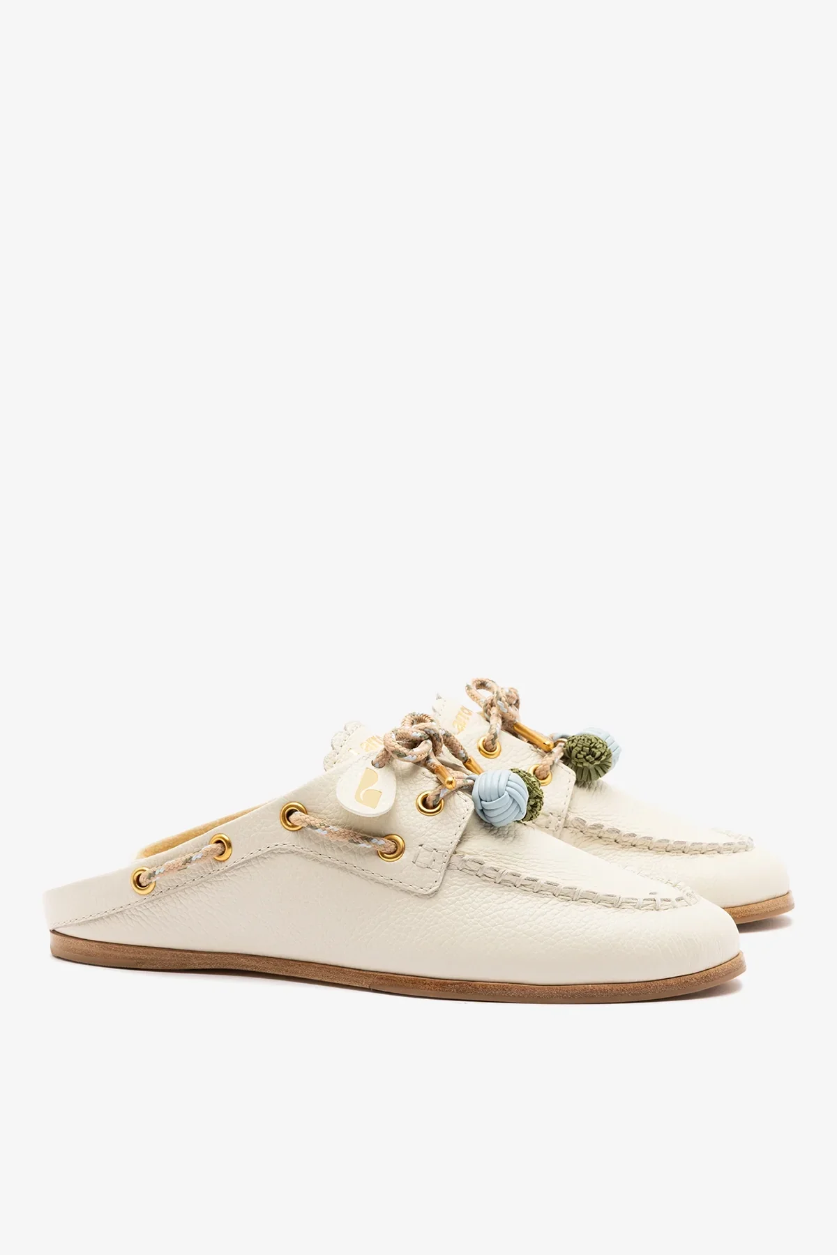 Cyprus Mule Ivory Leather - Image 3