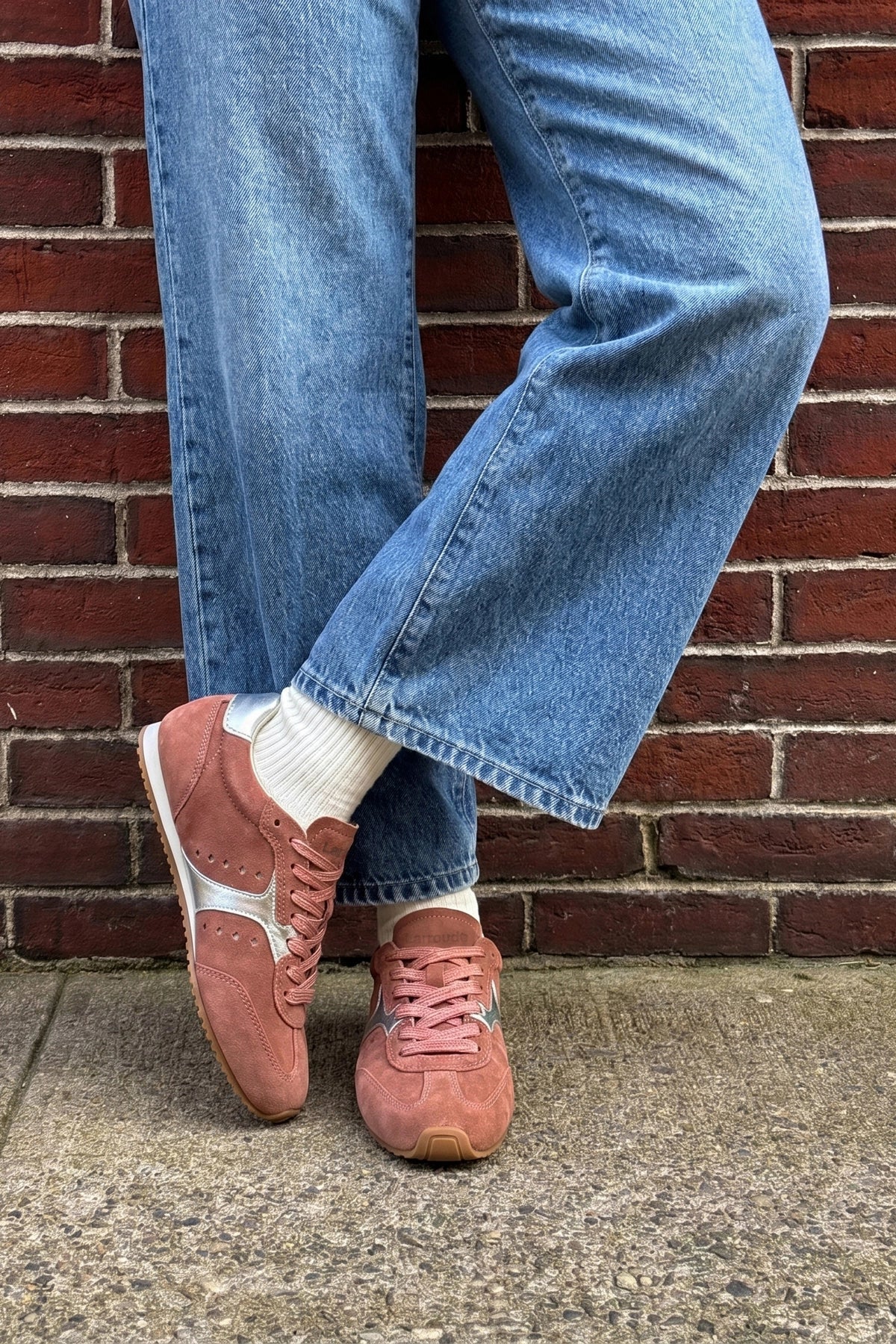 Stella Sneaker Dusty Rose Suede - Image 2