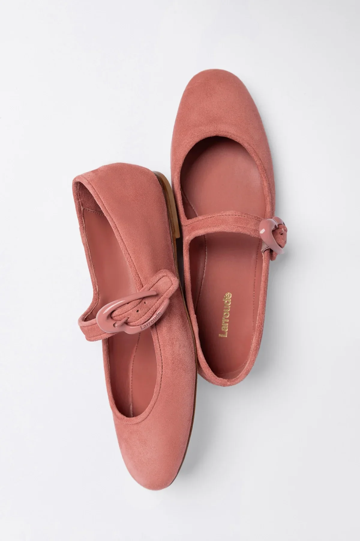Verona Ballet Flat Dusty Rose Suede - Image 5