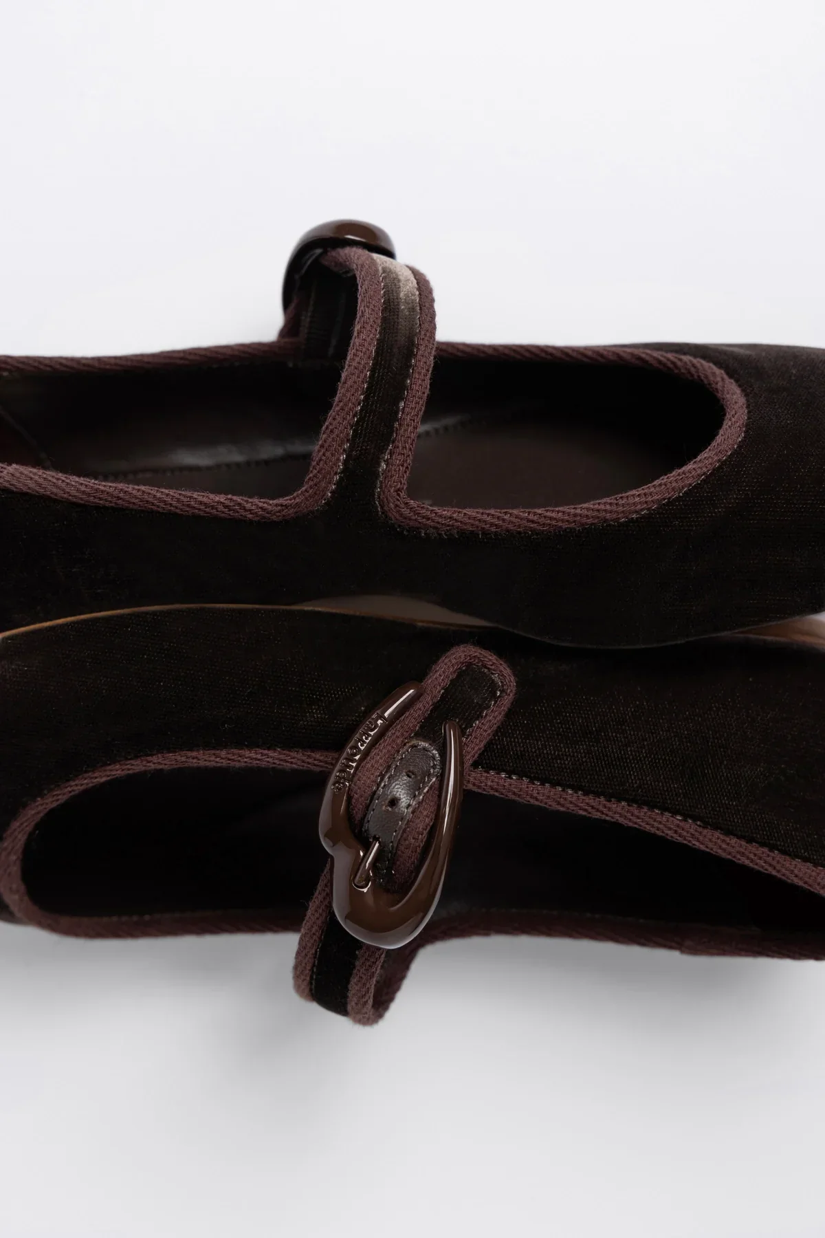 Verona Ballet Flat Espresso Velvet - Image 3