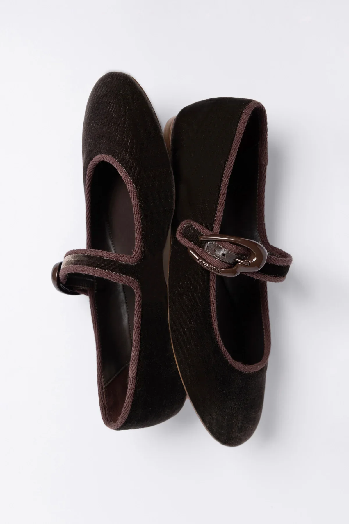Verona Ballet Flat Espresso Velvet - Image 4