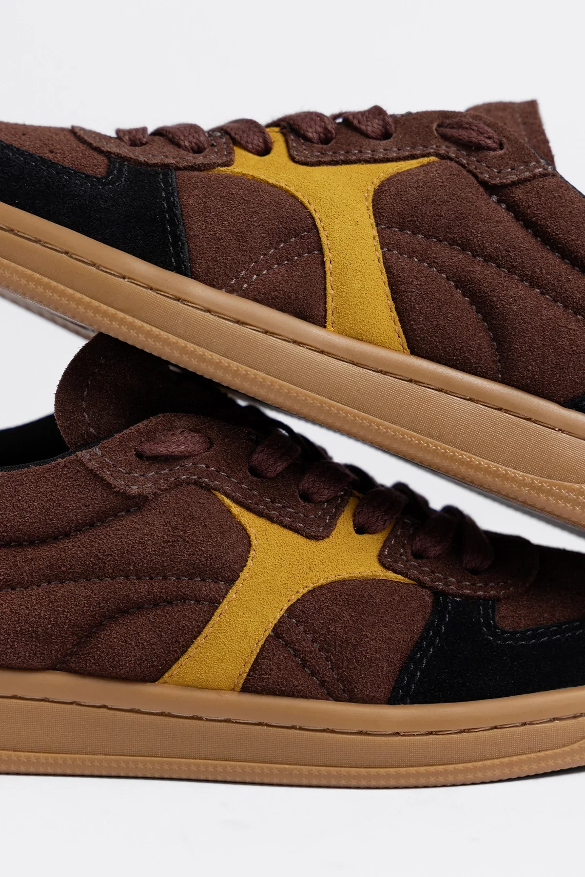 George Sneaker Brown and Yellow Suede - Image 3
