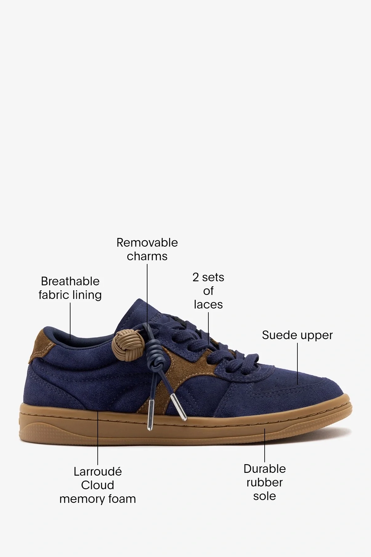George Sneaker Navy Suede - Image 6