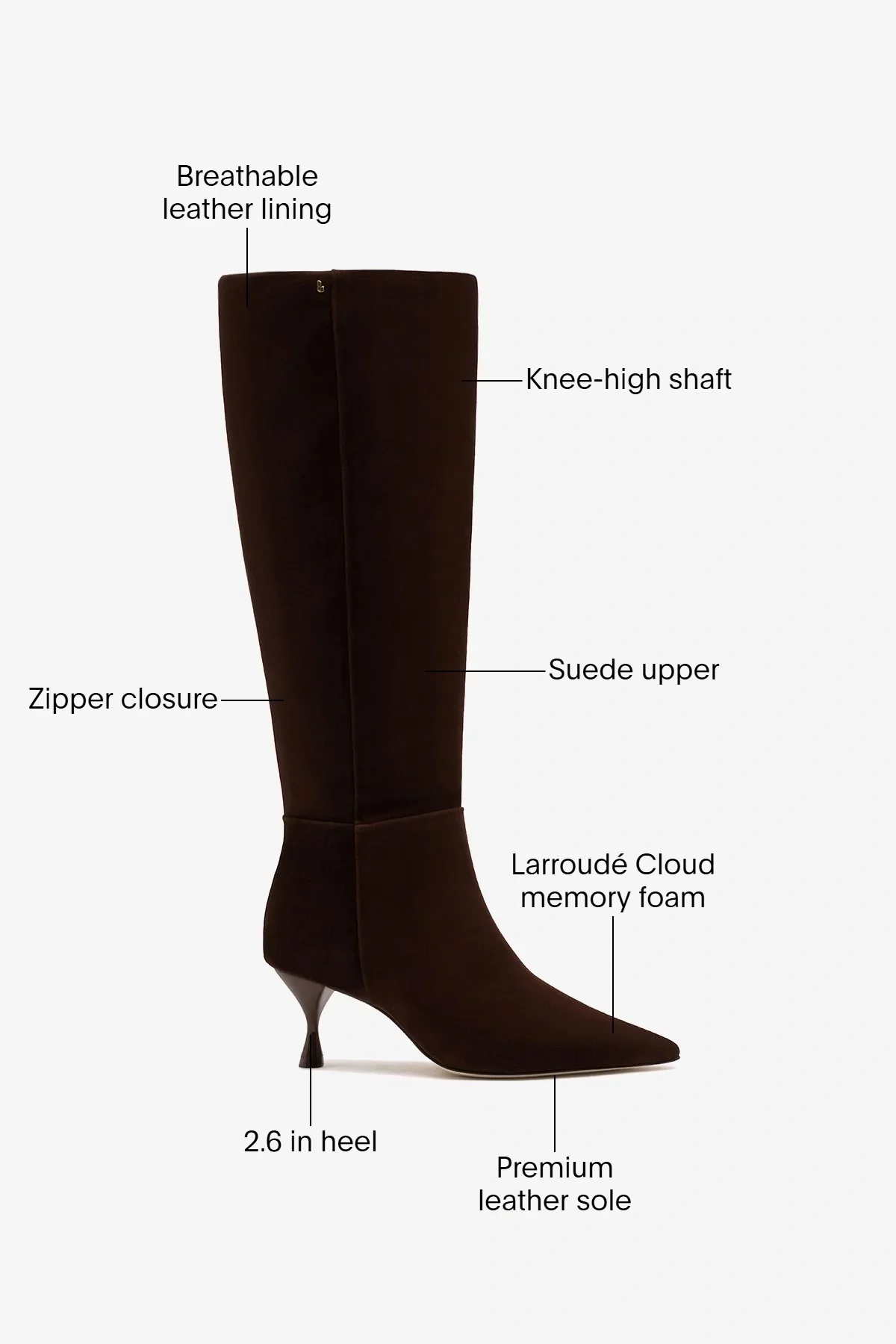 Georgia Boot Brown Suede - Image 6