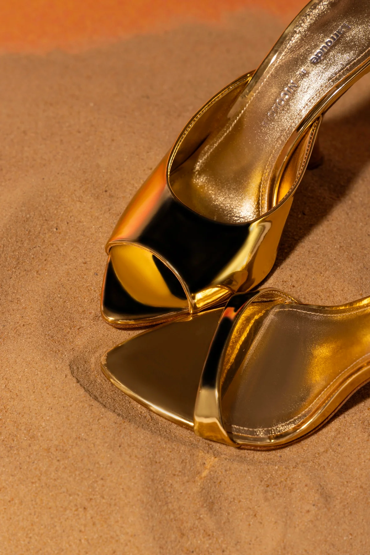 Larroudé x Nicolò B.: Malibu Mule Gold Specchio - Image 2