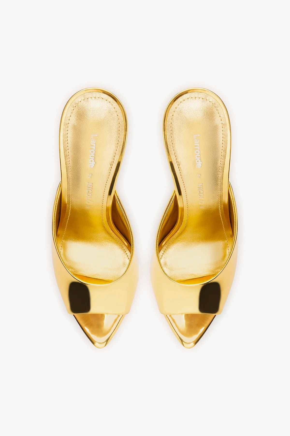 Larroudé x Nicolò B.: Malibu Mule Gold Specchio - Image 6