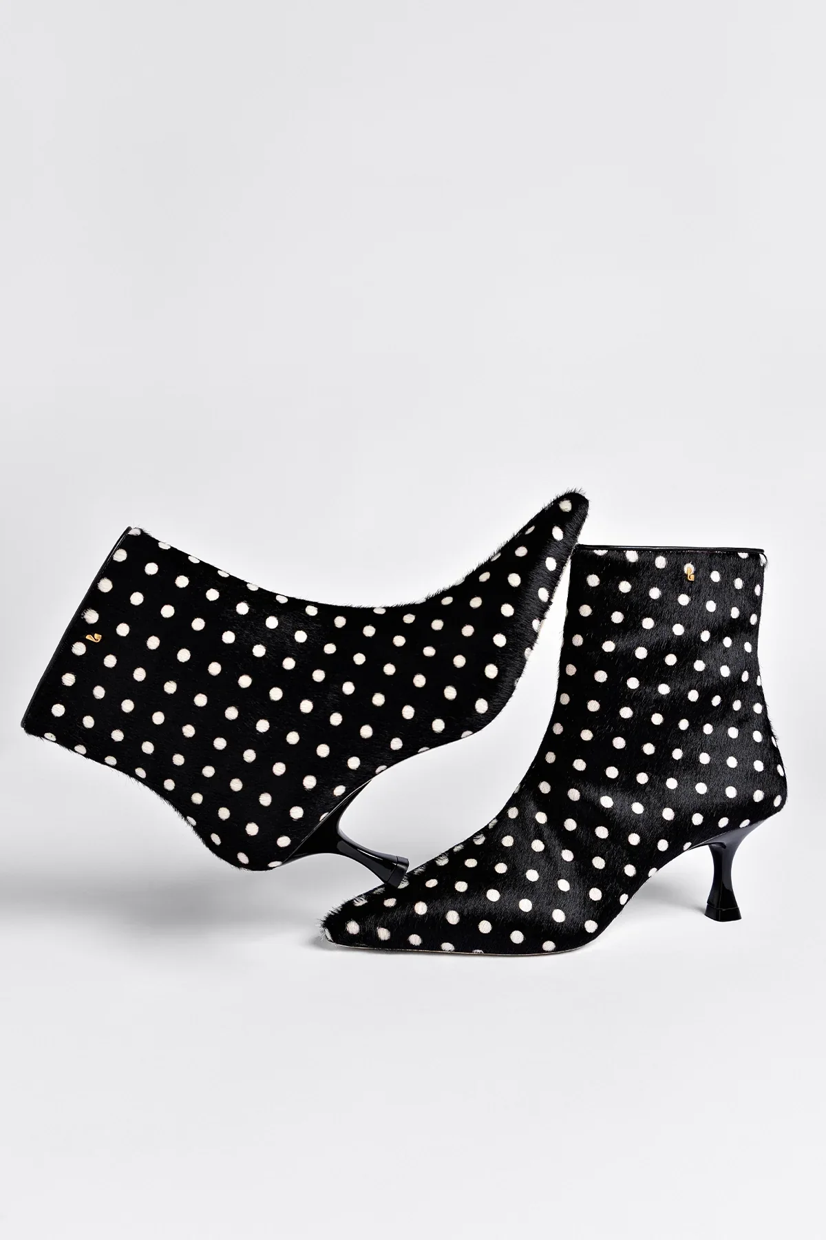 Ines Boot Black Printed Hair Leather - Image 3