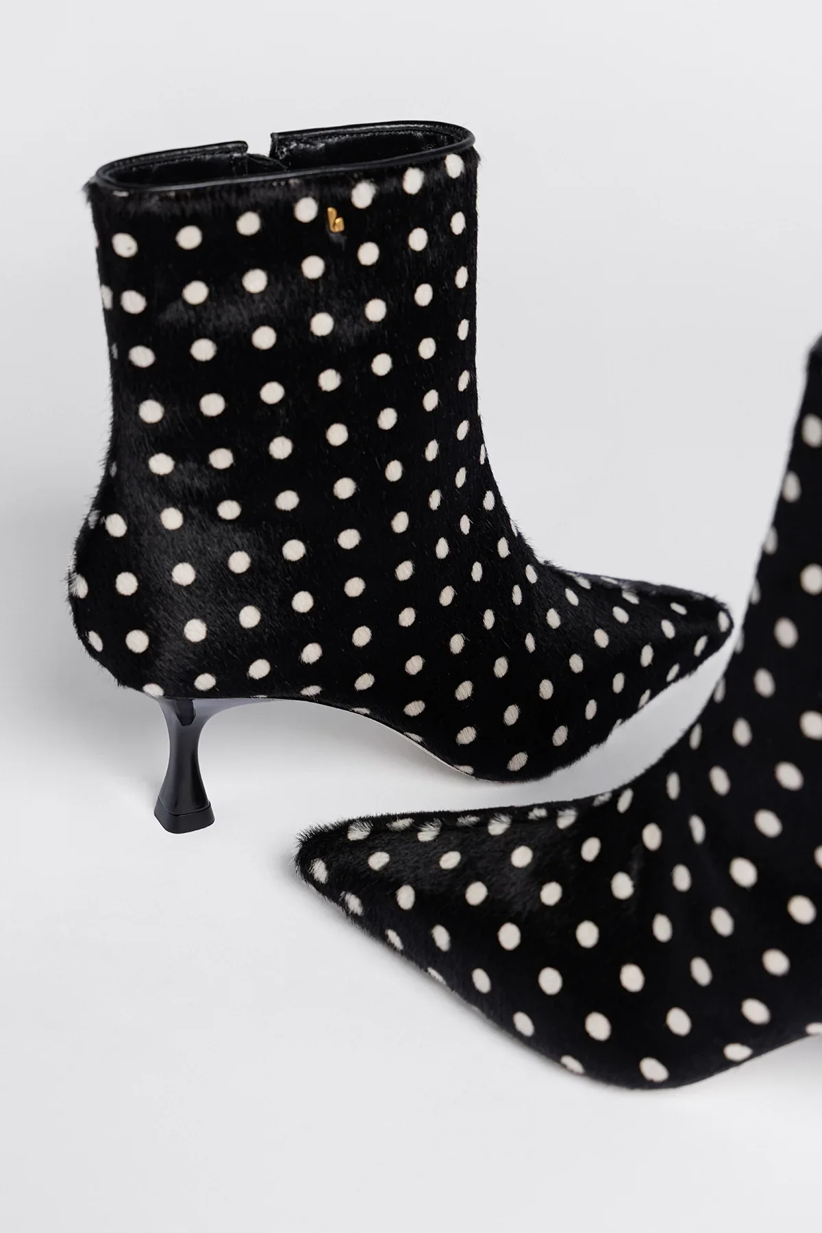 Ines Boot Black Printed Hair Leather - Image 5