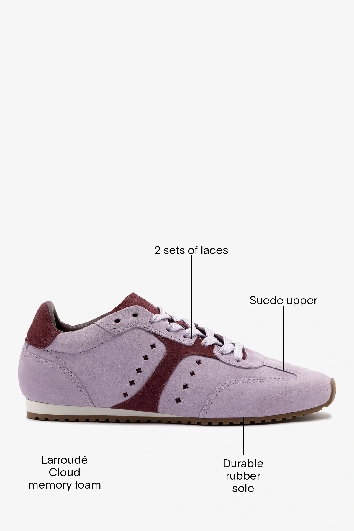 Stella Sneaker Iris Suede - Image 6