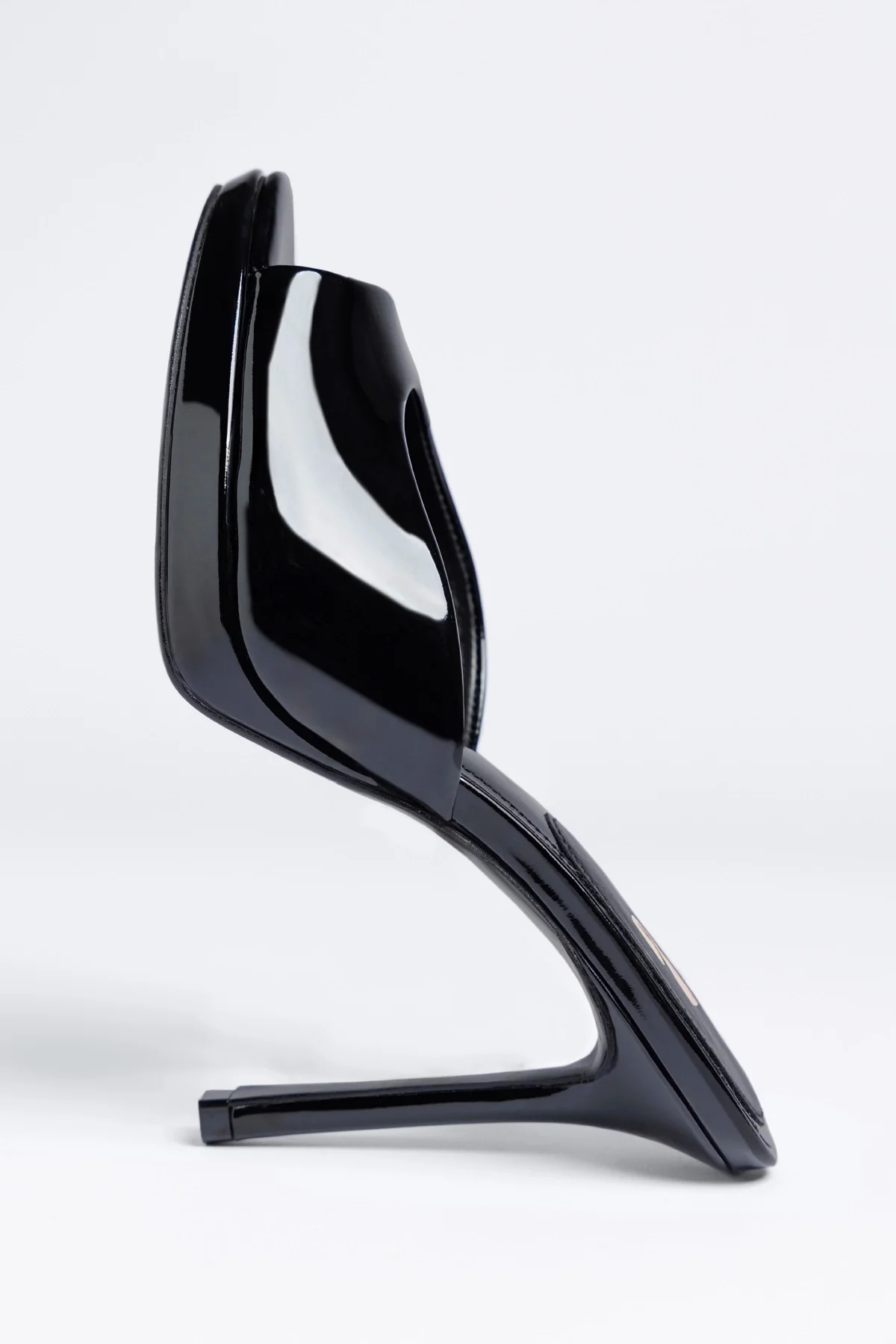 Jasmine Platform Mule Black Patent Leather - Image 4