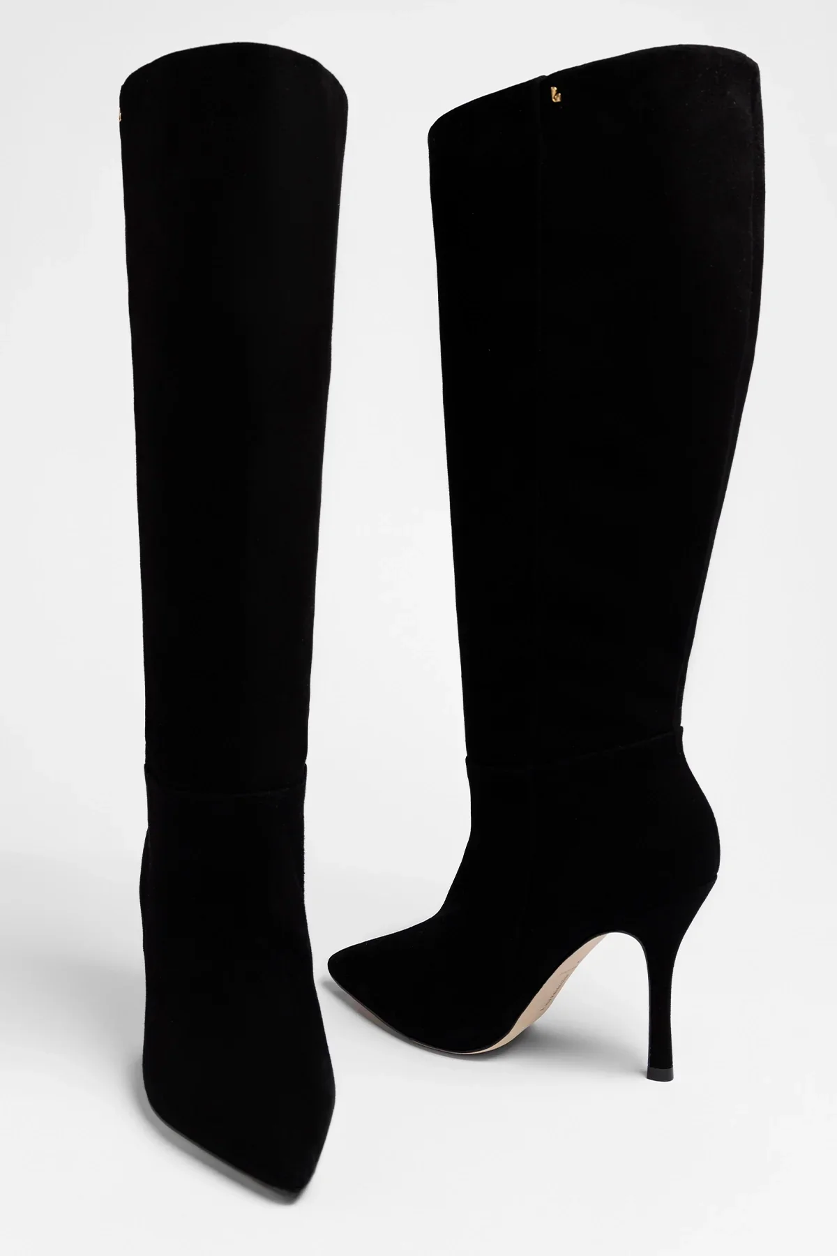 Kate Wide Boot Black Suede - Image 2