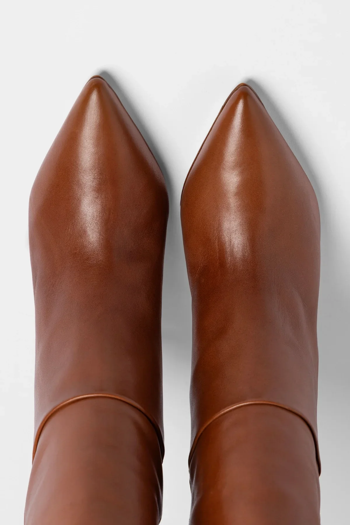 Kate Wide Boot Caramel Leather - Image 4
