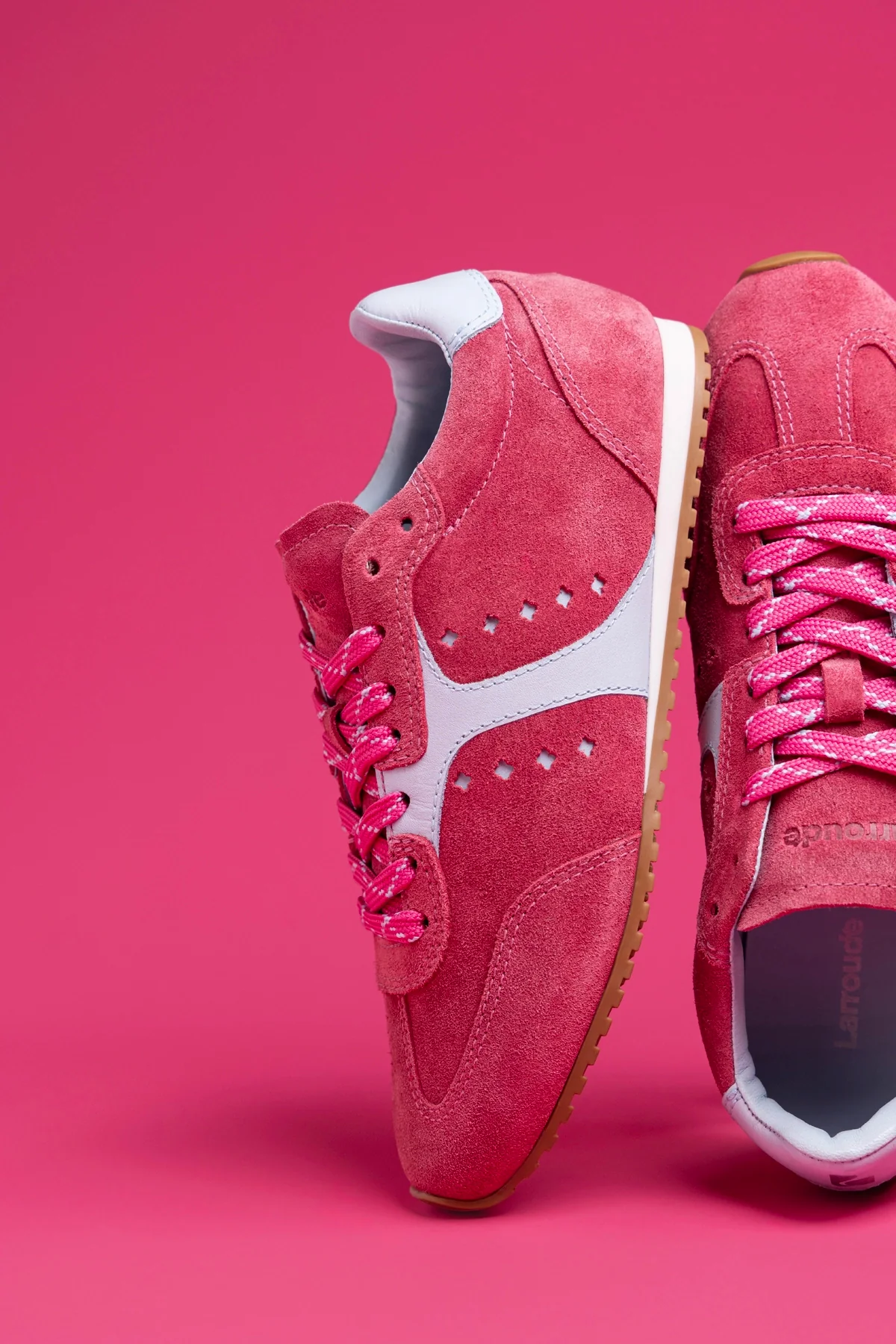 Stella Sneaker In Lampone Suede - Image 2