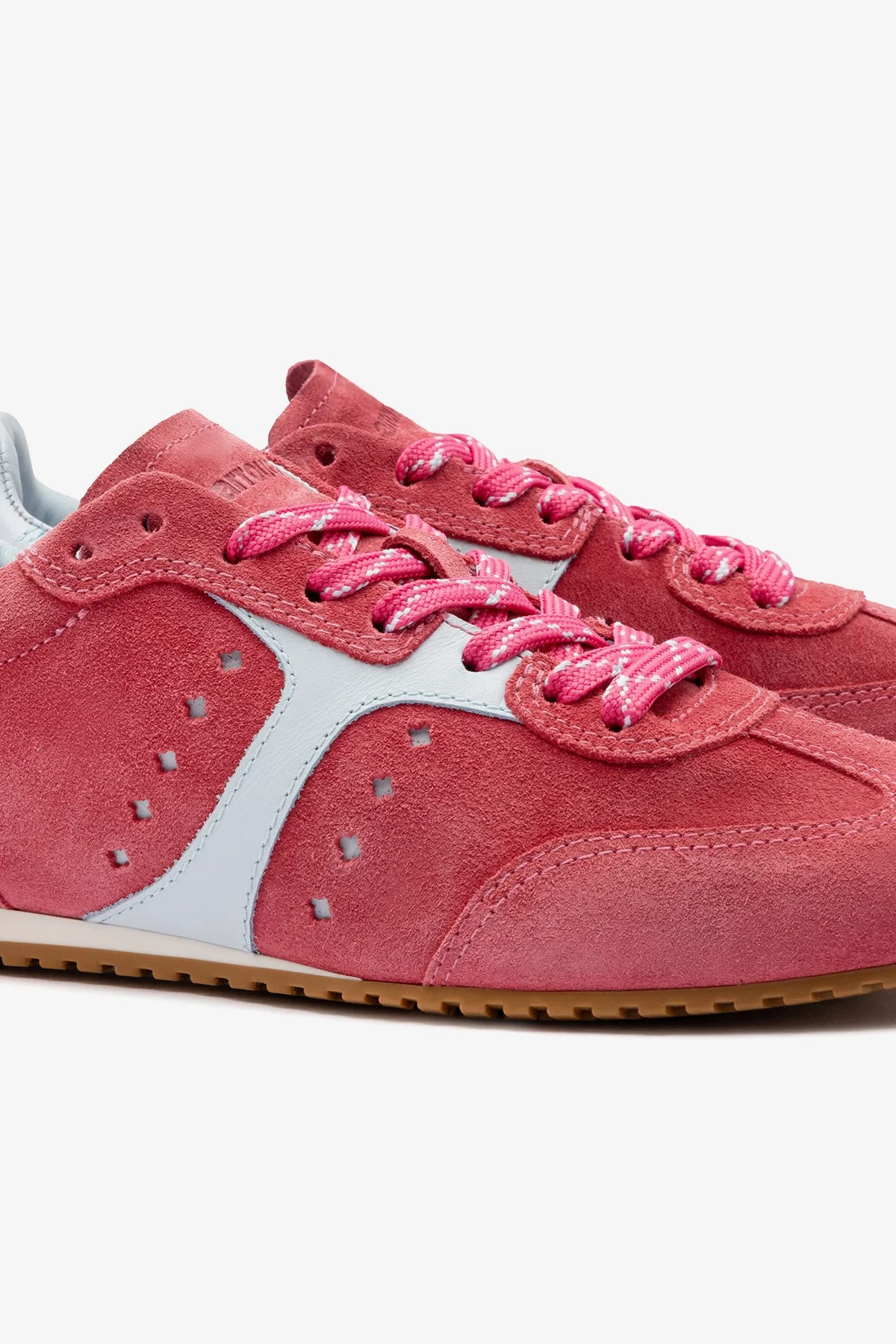 Stella Sneaker In Lampone Suede - Image 5