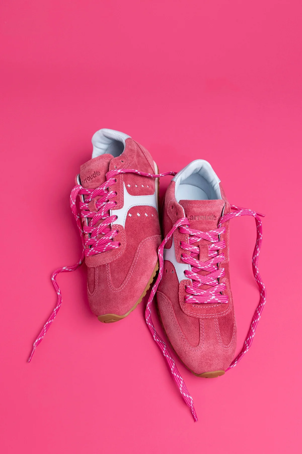 Stella Sneaker In Lampone Suede - Image 7