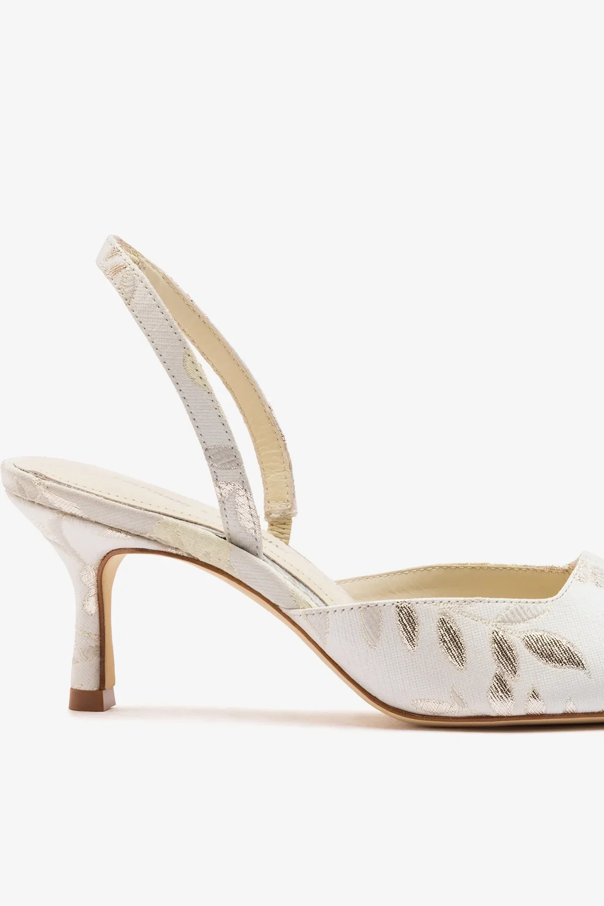 Larroudé x Markarian: Pump Ivory Brocade - Image 4