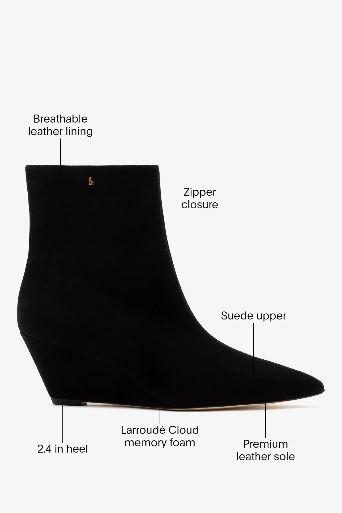 Loulou Boot Black Suede - Image 6