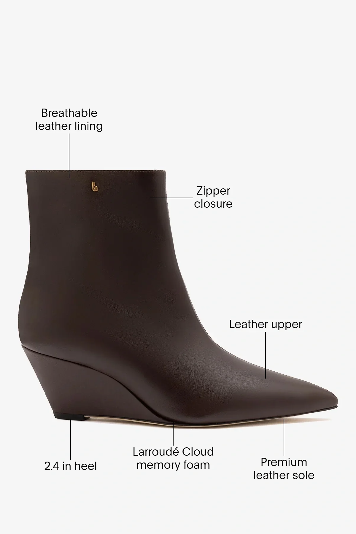 Loulou Boot Brown Leather - Image 6