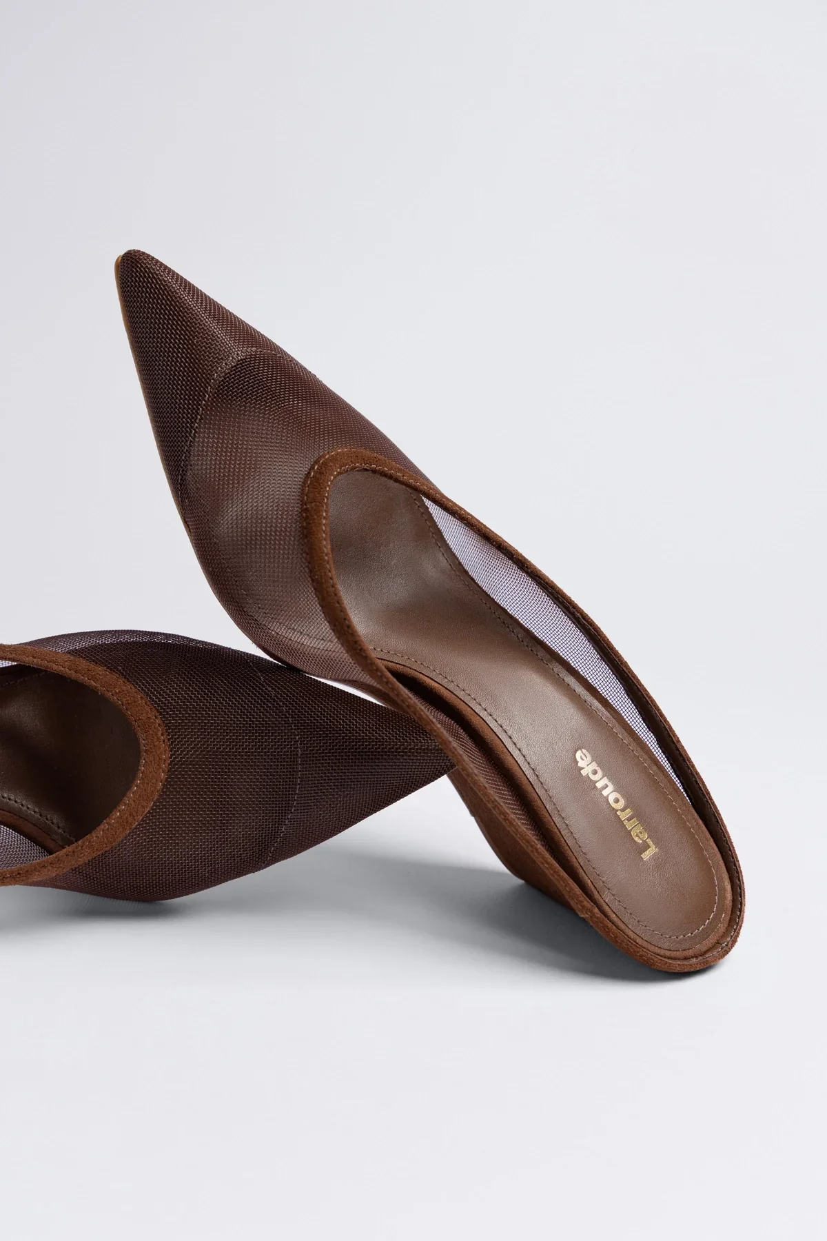 Loulou Mesh Mule Burnt Umber - Image 2