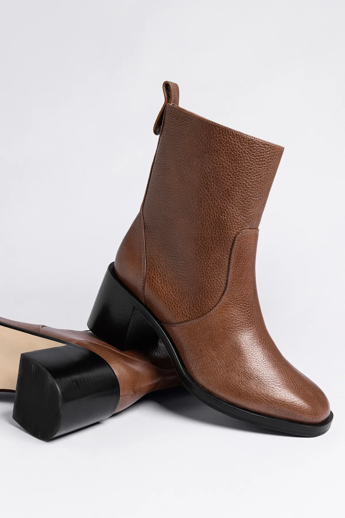 Mini Ricky Boot Burnt Umber Leather - Image 3