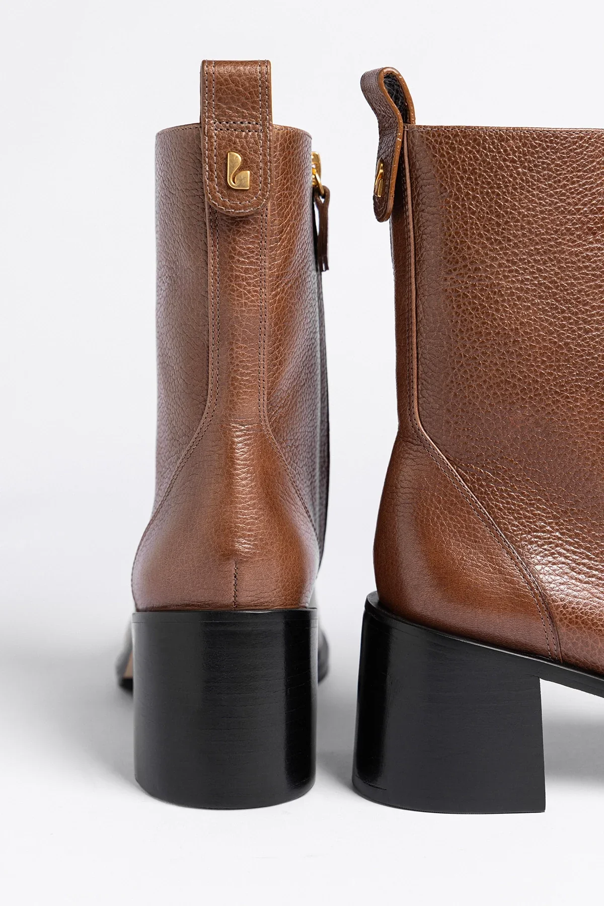 Mini Ricky Boot Burnt Umber Leather - Image 5