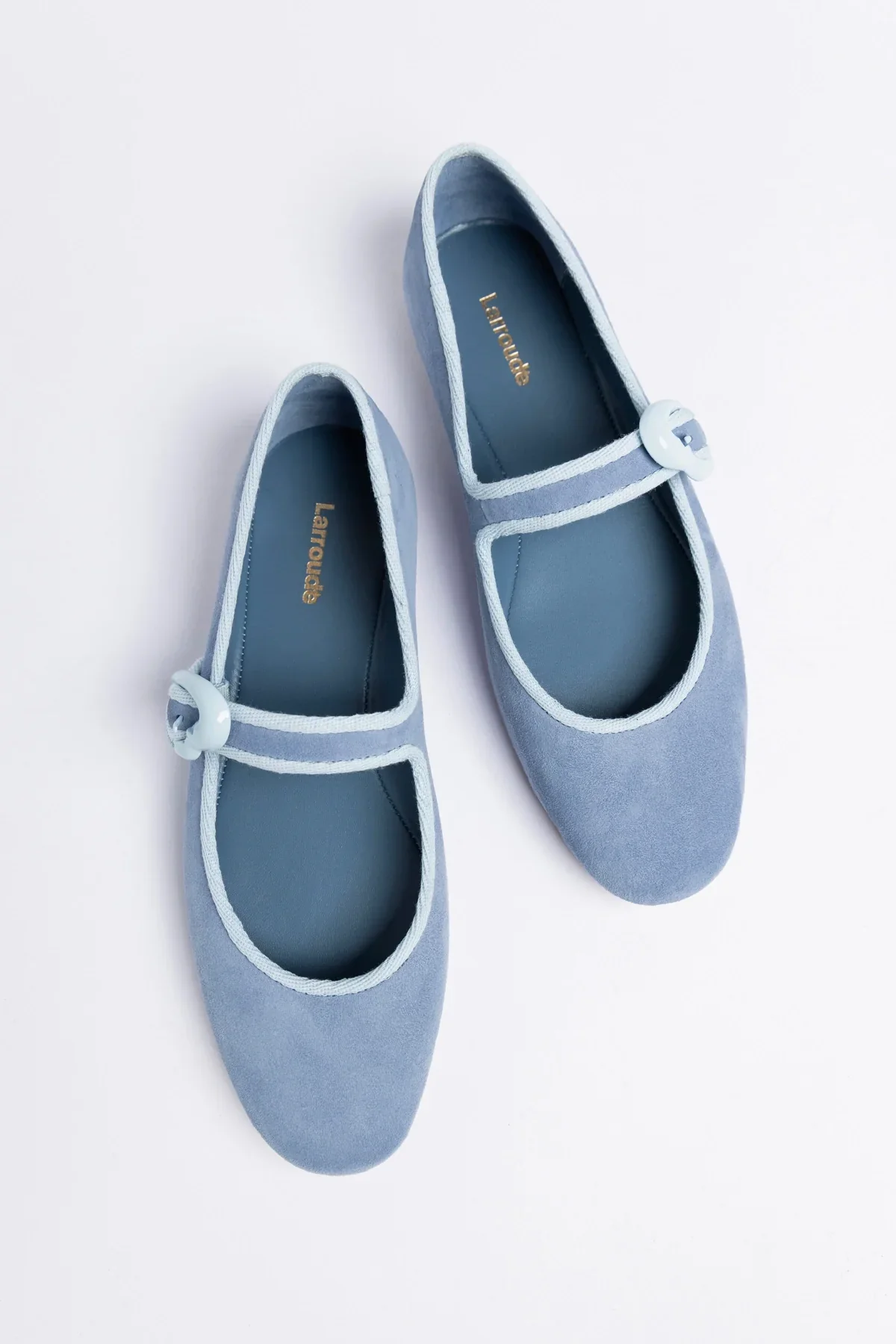 Verona Ballet Flat Niagara Blue Suede - Image 5