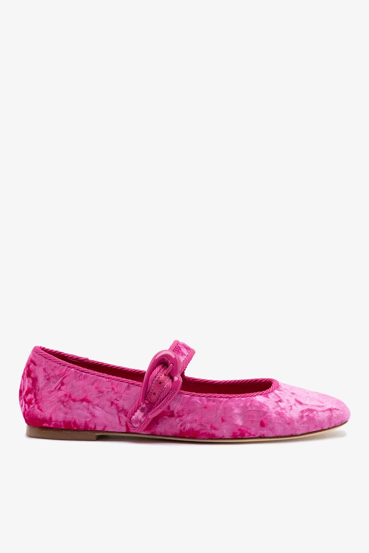 Verona Ballet Flat Pink Velvet