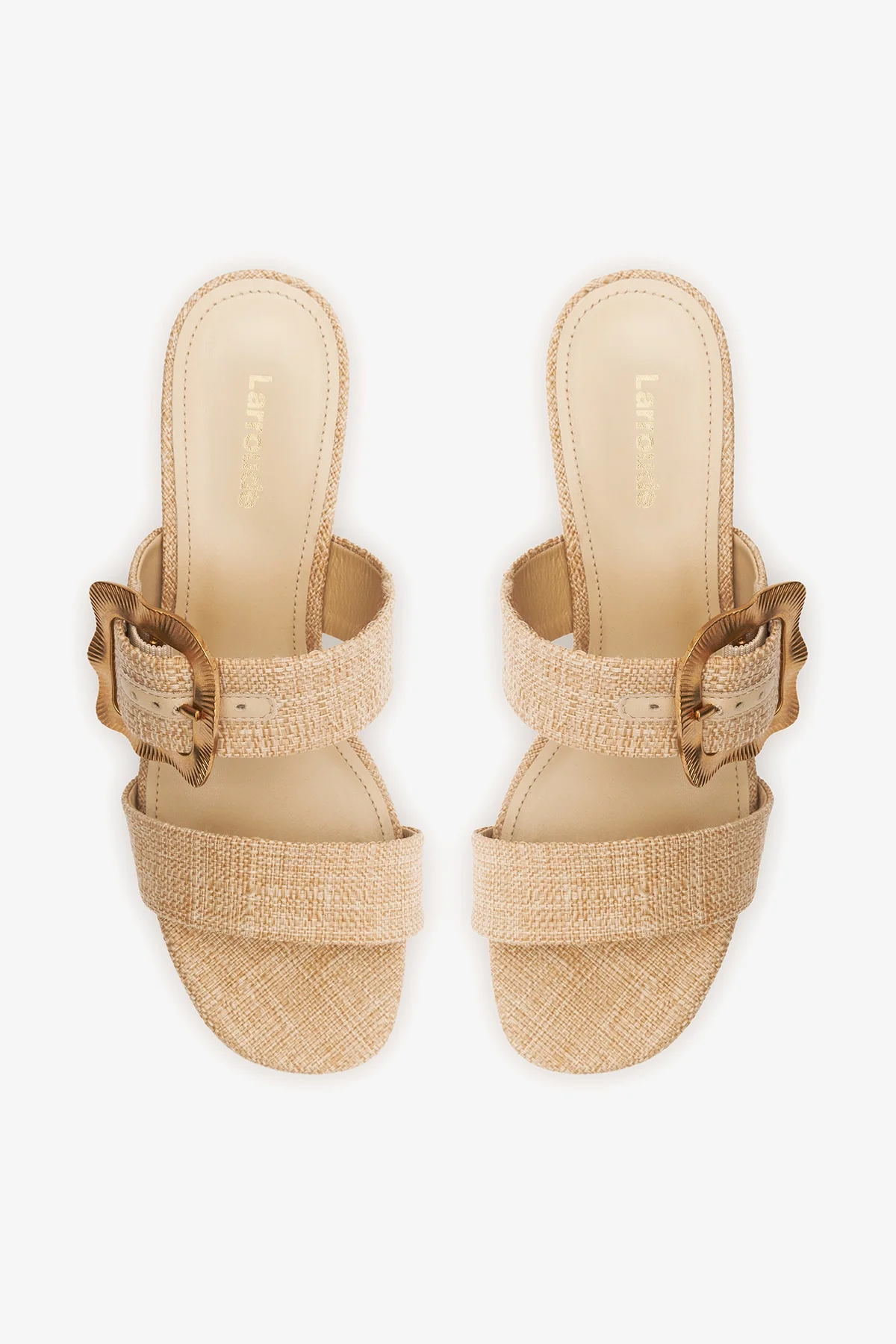 Maria Sandal Beige Raffia - Image 7