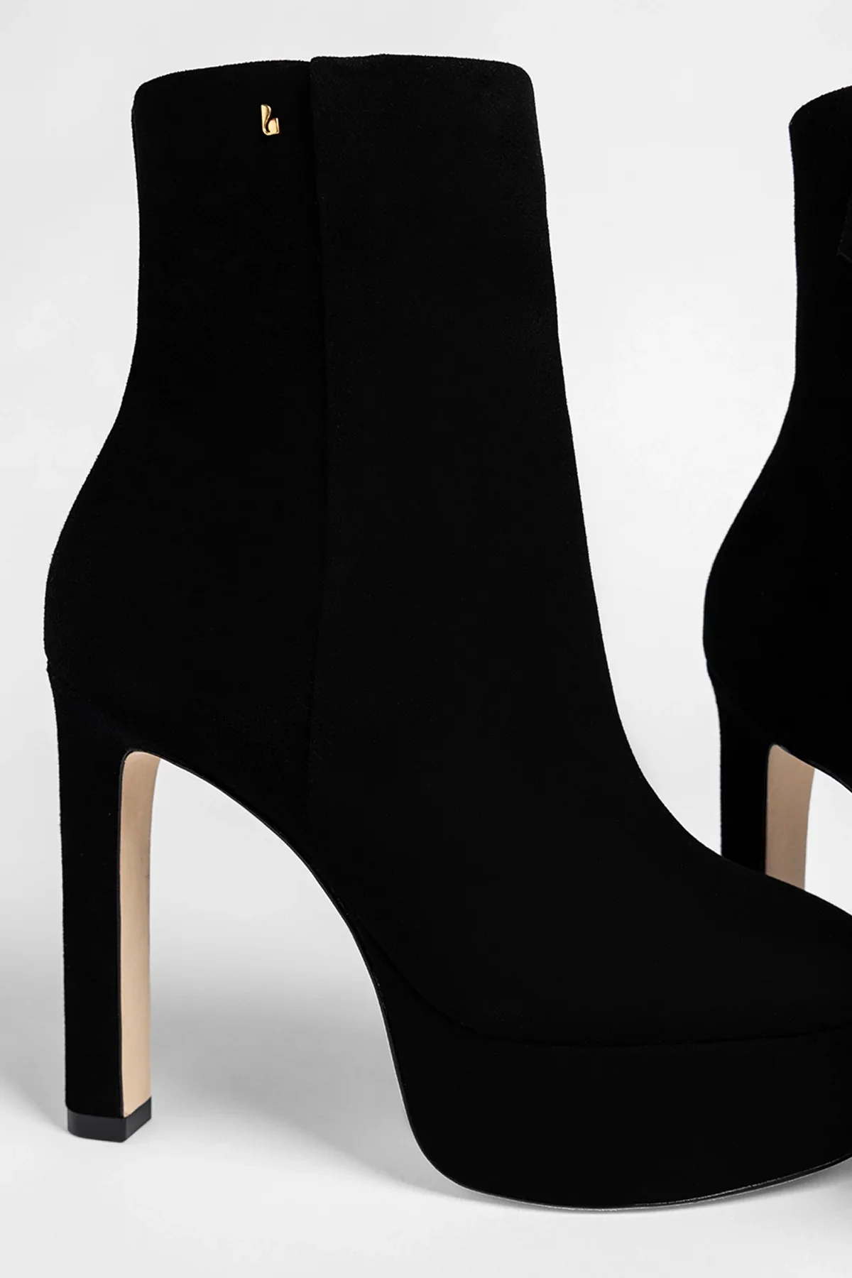 Romy Platform Boot Black Suede - Image 4