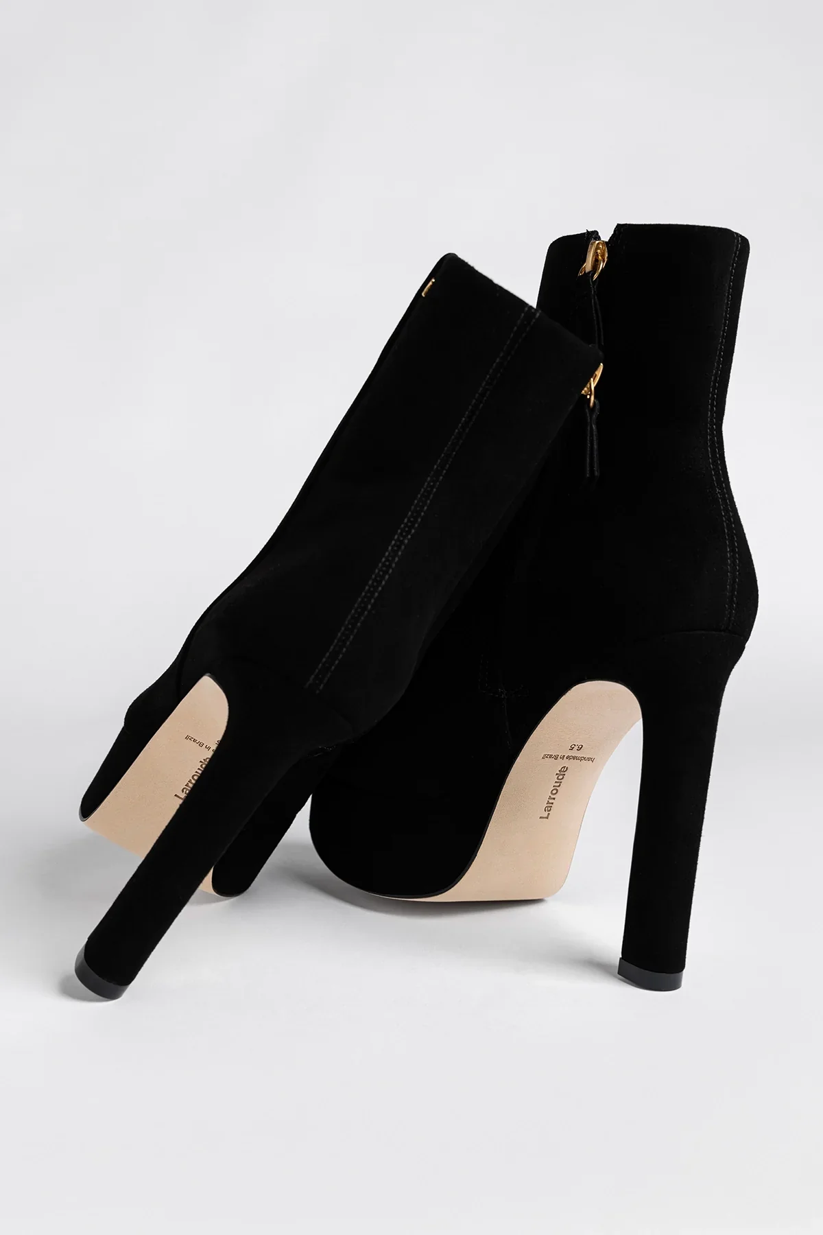 Romy Platform Boot Black Suede - Image 5
