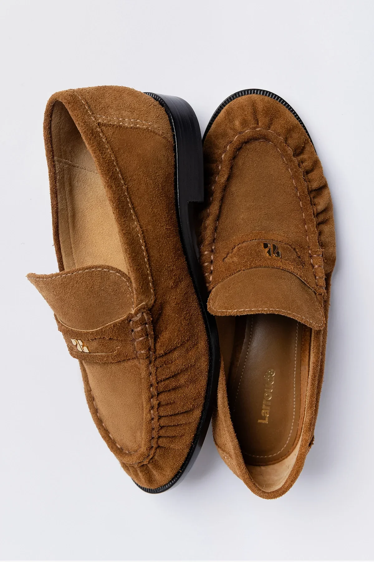 Suki Soft Loafer In Russet Suede - Image 3